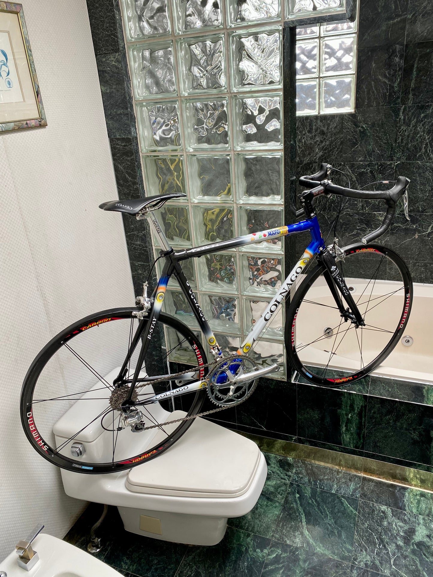 (SIZE 55cm) EARLY-2000's COLNAGO C40 MAPEI - DURA ACE 25th ANNIVERSARY- NEW OLD STOCK