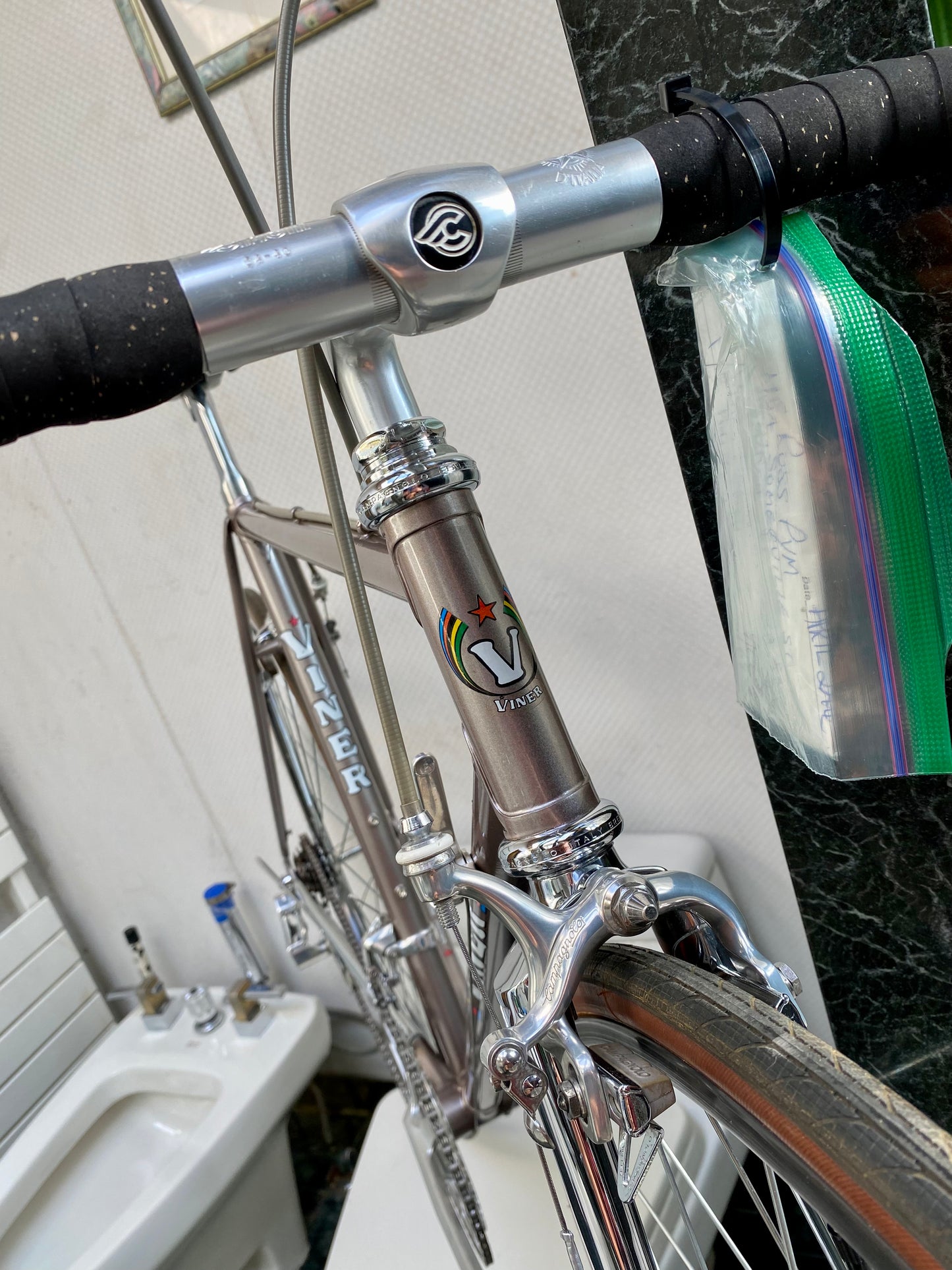 (SIZE 53cm) 1980's VINER ROAD BIKE - CAMPAGNOLO GROUPSET - WITH ORIGINAL RECEIPT