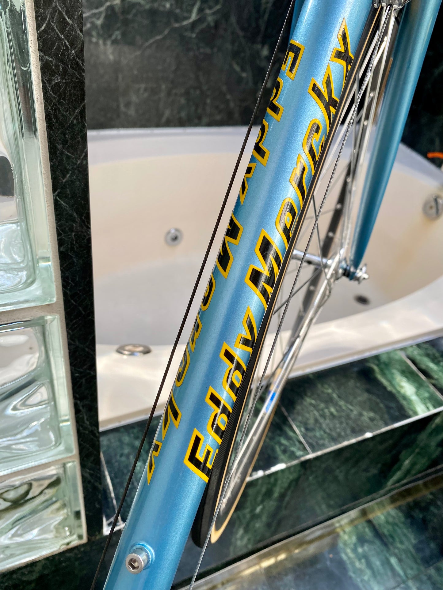 (SIZE 50cm) EARLY-1980's EDDY MERCKX ROAD BIKE - CAMPAGNOLO SUPER RECORD - MUSEUM QUALITY PERFECTION!!