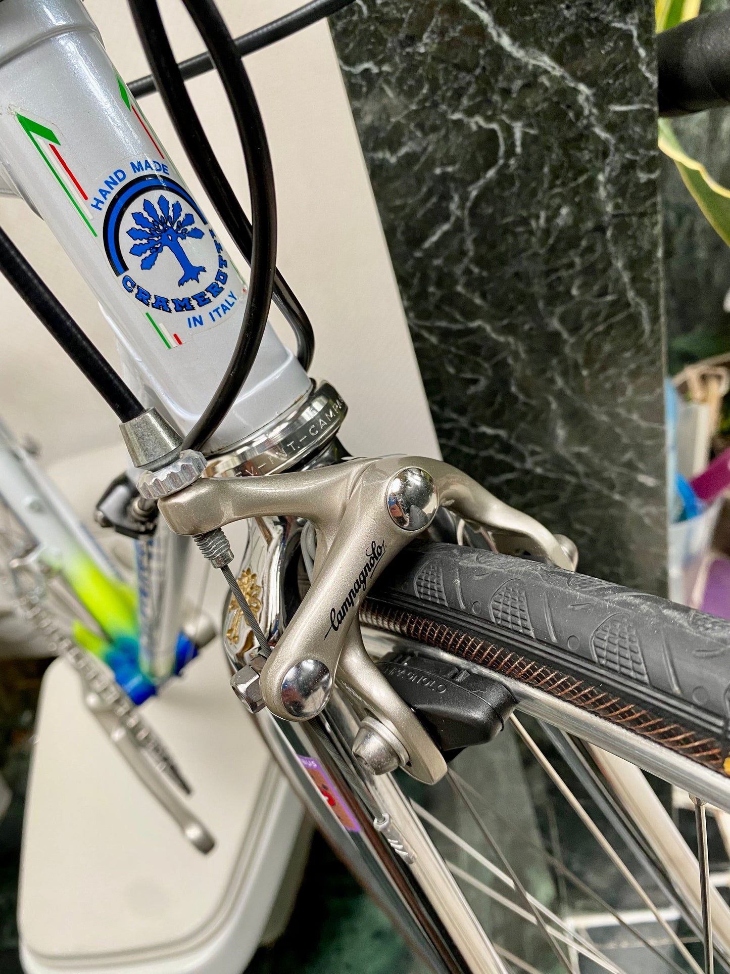 (SIZE 52cm) 1990's CRAMEROTTI ROAD BIKE - CAMPAGNOLO - CUSTOM BUILT - SPOTLESS