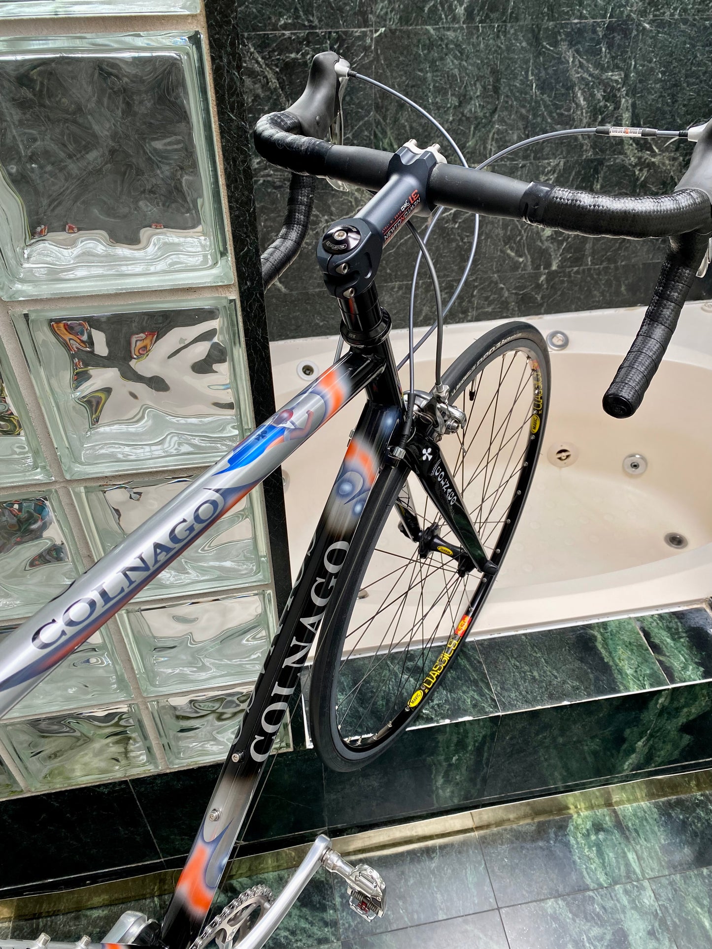 (SIZE 55cm) EARLY-2000's COLNAGO CT1 LUX TITANIO ROAD BIKE - DURA ACE - NOS