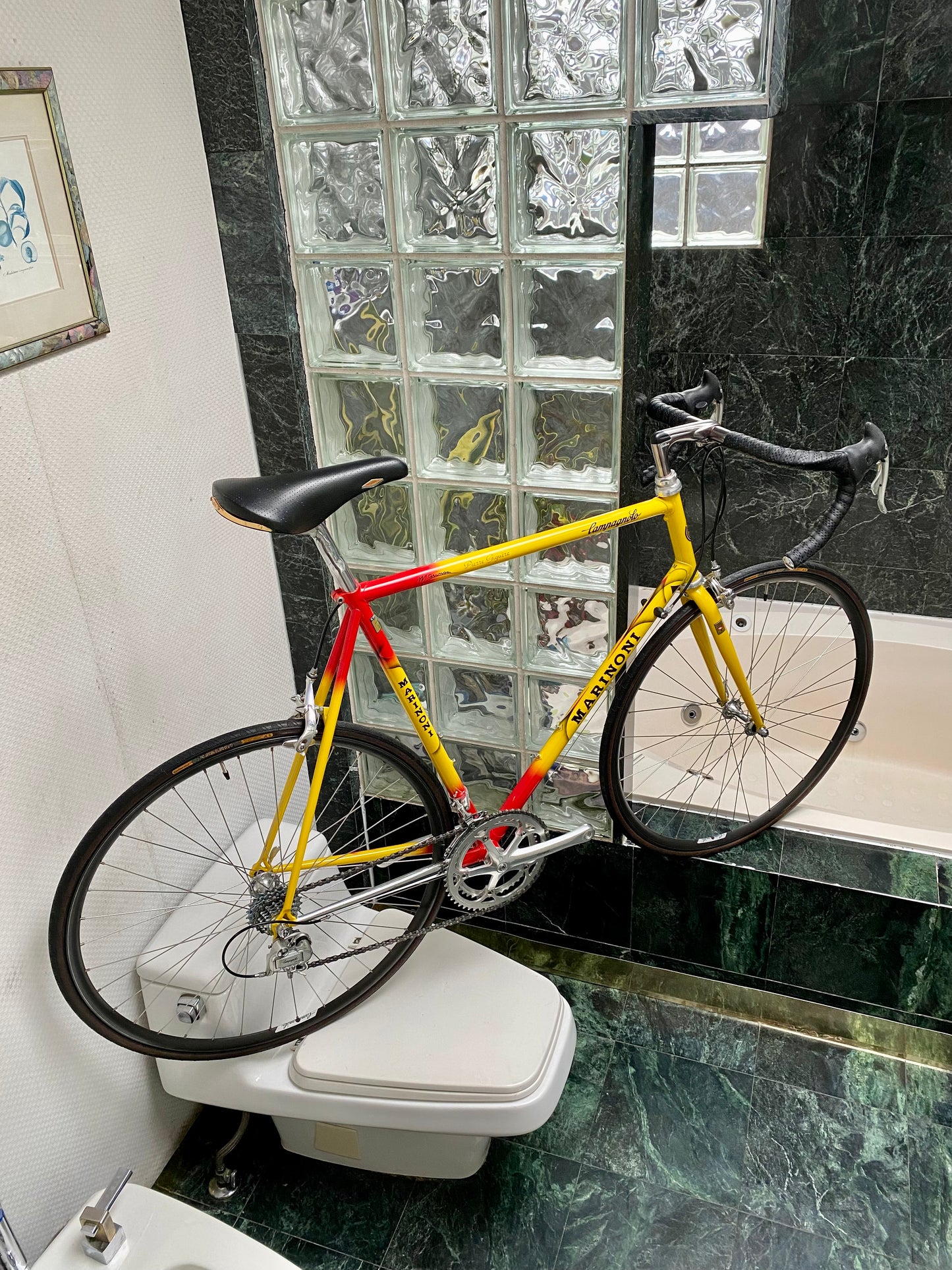 (SIZE 60cm) 1990's MARINONI ROAD BIKE - COLUMBUS EL EXTRA LIGHT - CAMPAGNOLO - ABSOLUTELY SPOTLESS!