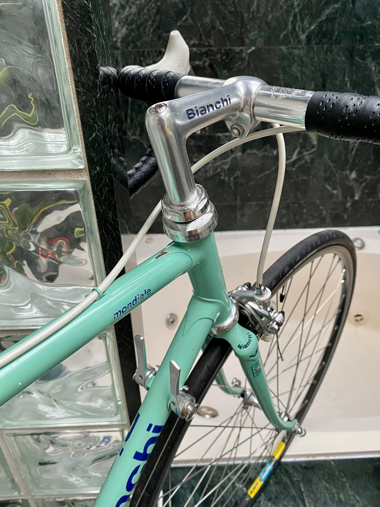 (SIZE 54cm) 1980's BIANCHI MONDIALE ROAD BIKE - CAMPAGNOLO CHORUS