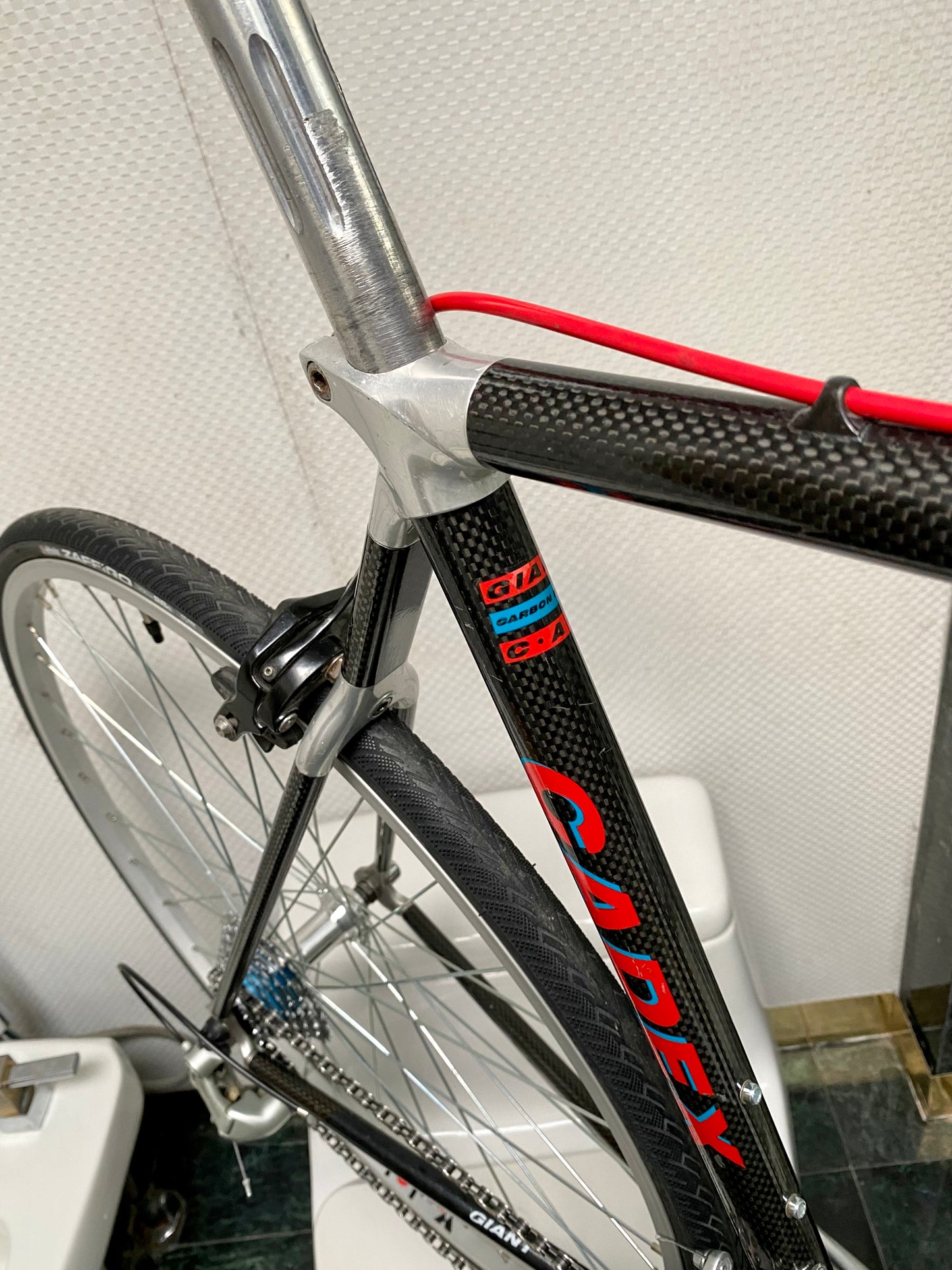 (SIZE 54cm) 1990's GIANT CARBON ROAD BIKE