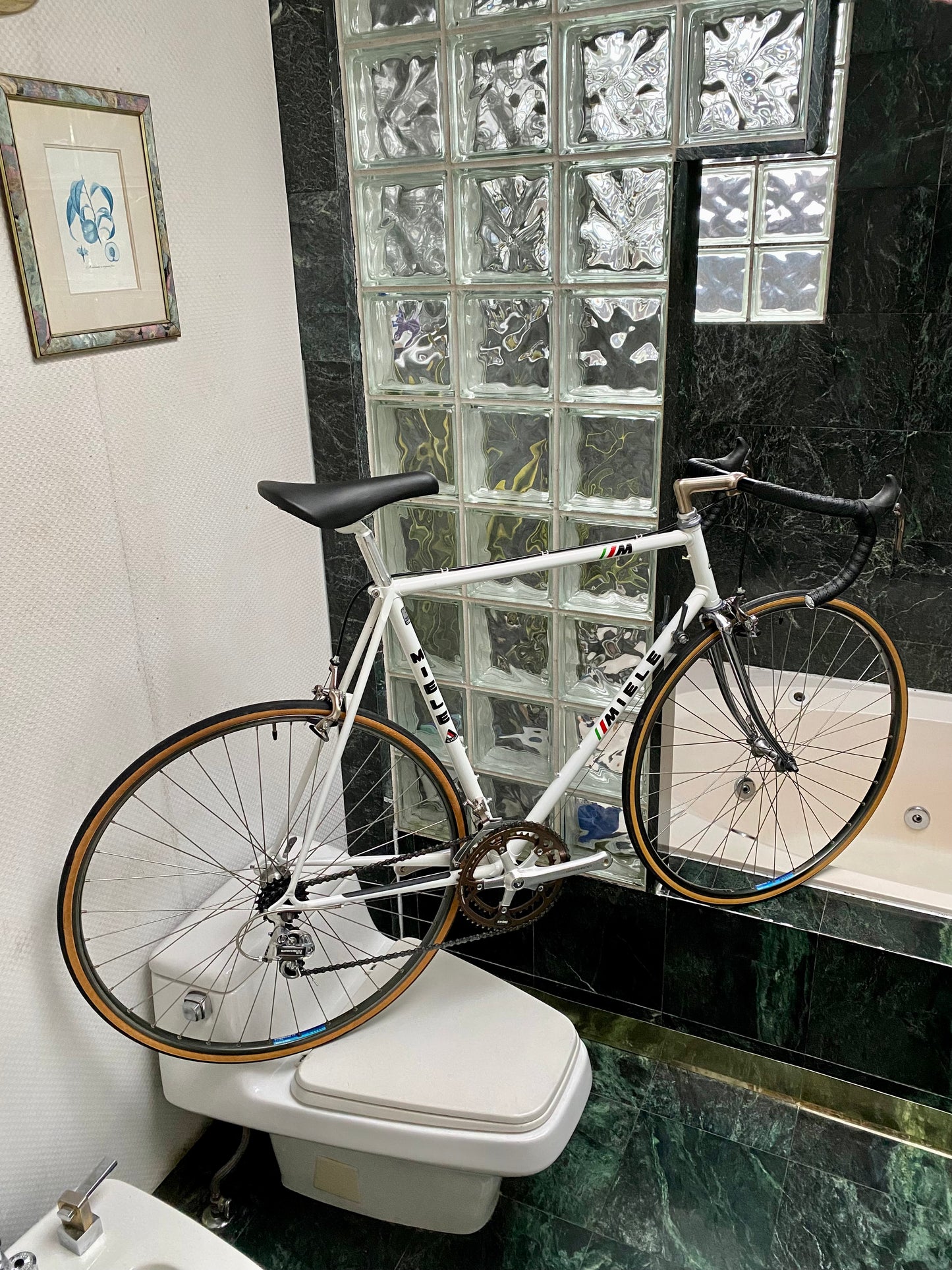 (SIZE 57cm) 1980's MIELE ROAD BIKE - SHIMANO 600 - COLUMBUS