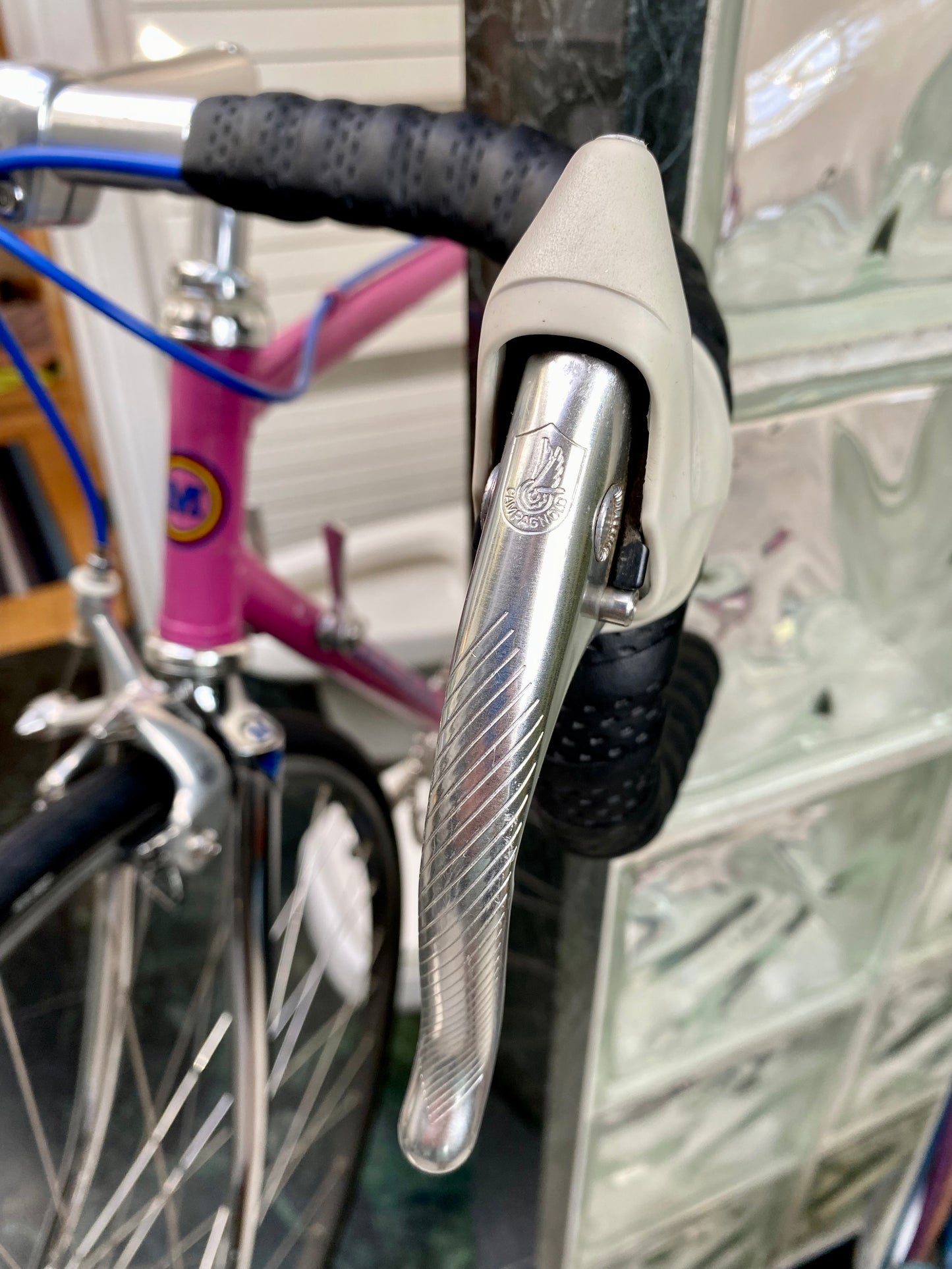 (SIZE 53cm) 1980's MARINONI SPECIAL ROAD BIKE - CAMPAGNOLO ATHENA GROUPSET - PINK