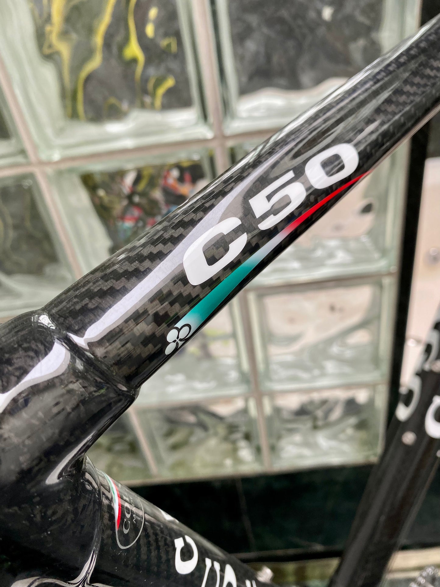 (SIZE 51cm) CLASSIC COLNAGO C50 CARBON ROAD BIKE - CAMPAGNOLO RECORD