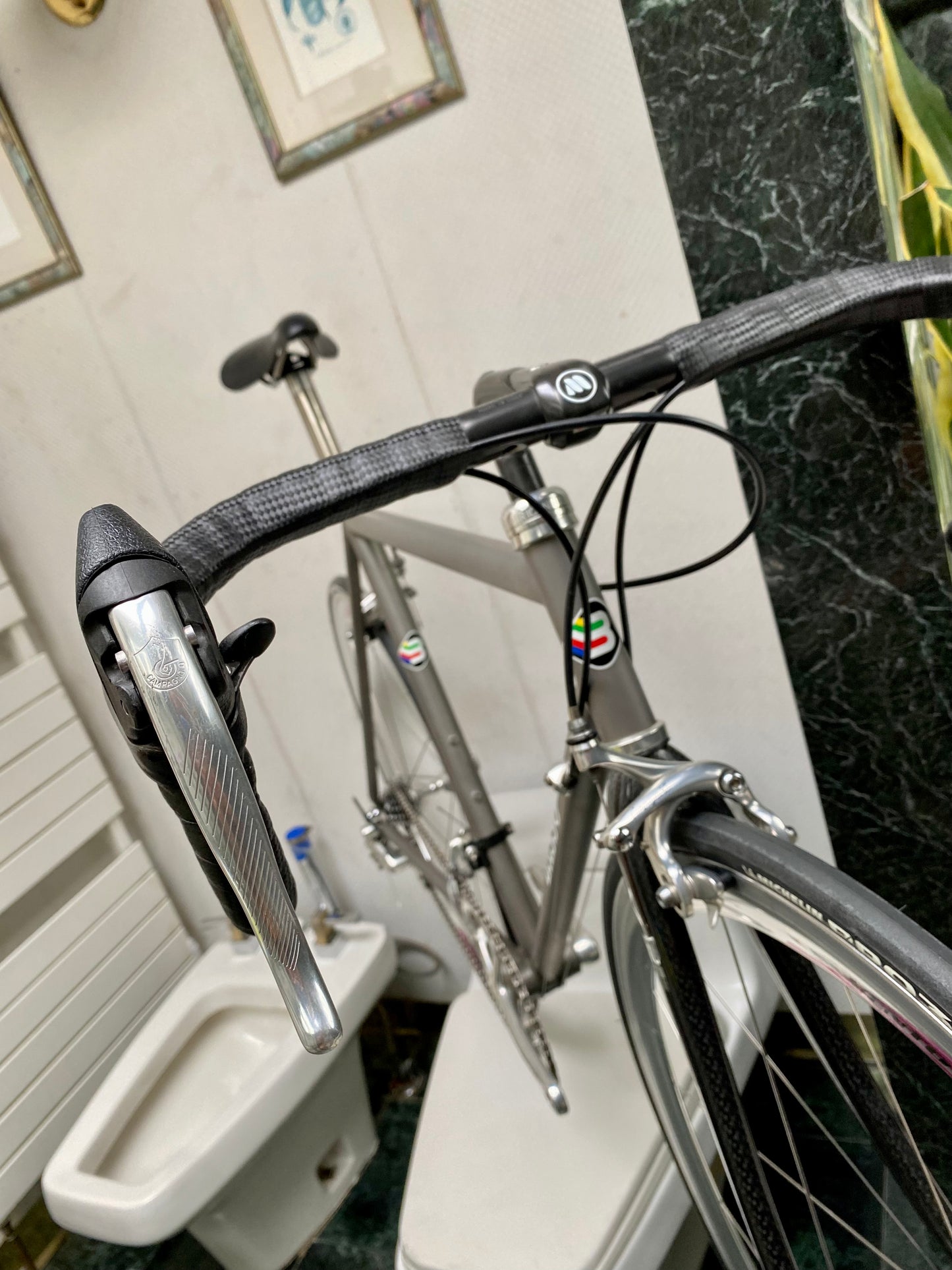 (SIZE 56cm) 1990's BASSO TITANIUM ROAD BIKE - CAMPAGNOLO RECORD - VENTO WHEELSET - INCREDIBLE!