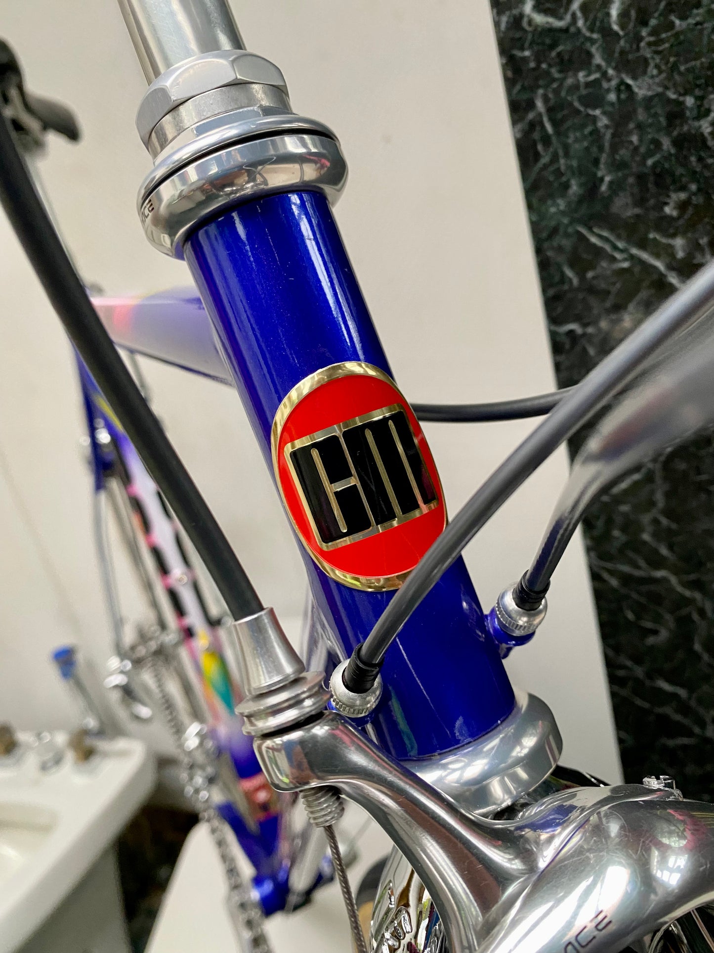 (SIZE 54cm) EARLY-1990's MASSI "MEGA TEAM" ROAD BIKE - COLUMBUS BRAIN - DURA ACE