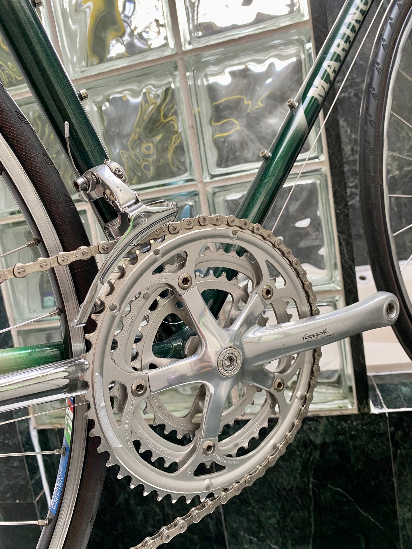(SIZE 60cm) EARLY-1990's MARINONI ROAD BIKE - COLUMBUS SP - CAMPAGNOLO