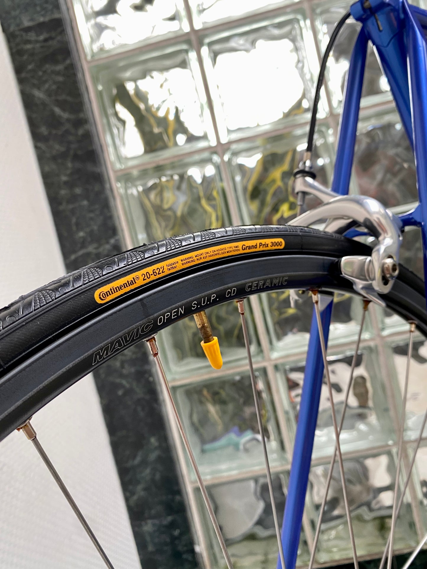 (SIZE 56cm) EARLY-1990's BERTRAND "3000" ROAD BIKE - CAMPAGNOLO RECORD