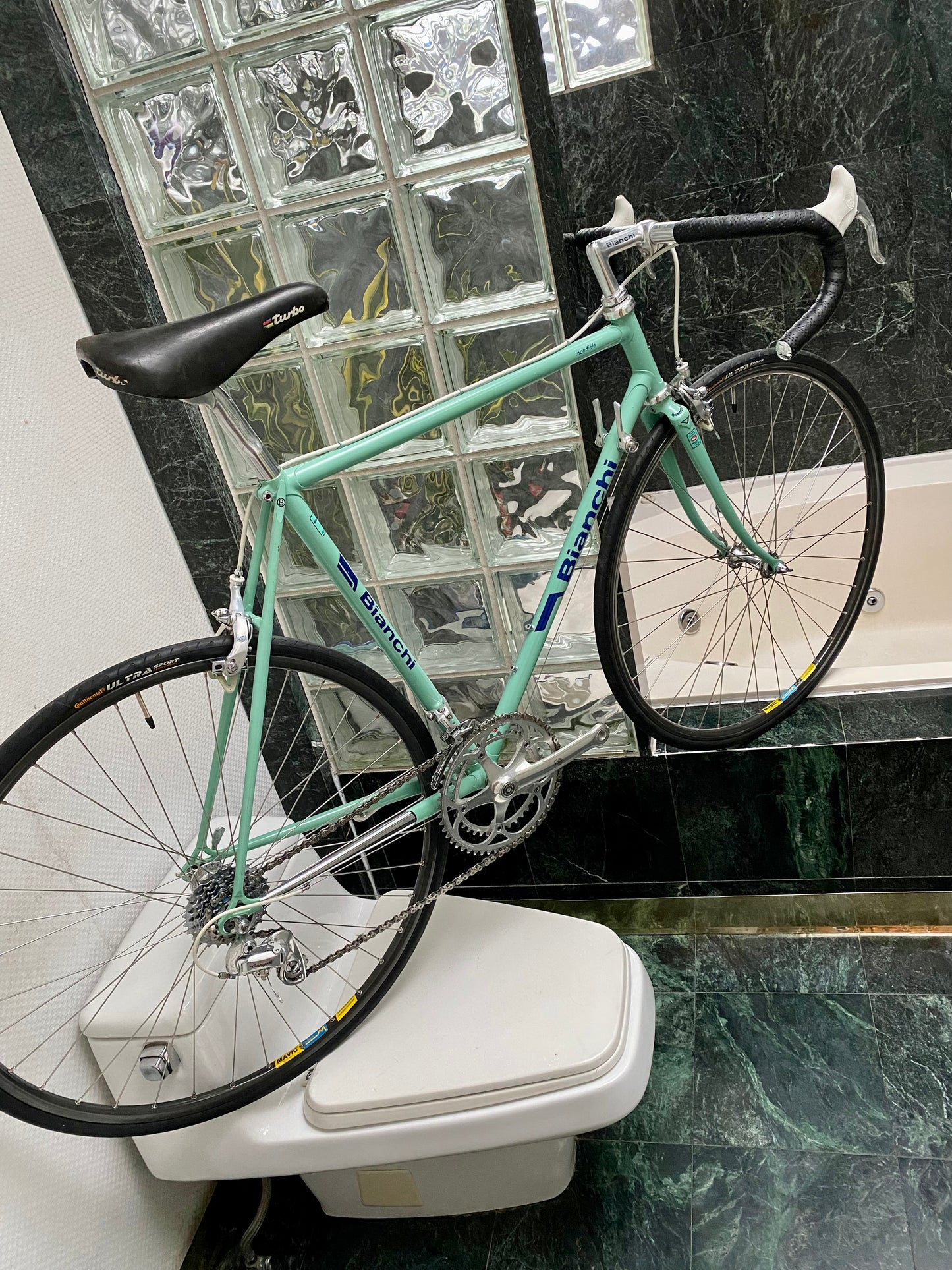 (SIZE 54cm) 1980's BIANCHI MONDIALE ROAD BIKE - CAMPAGNOLO CHORUS