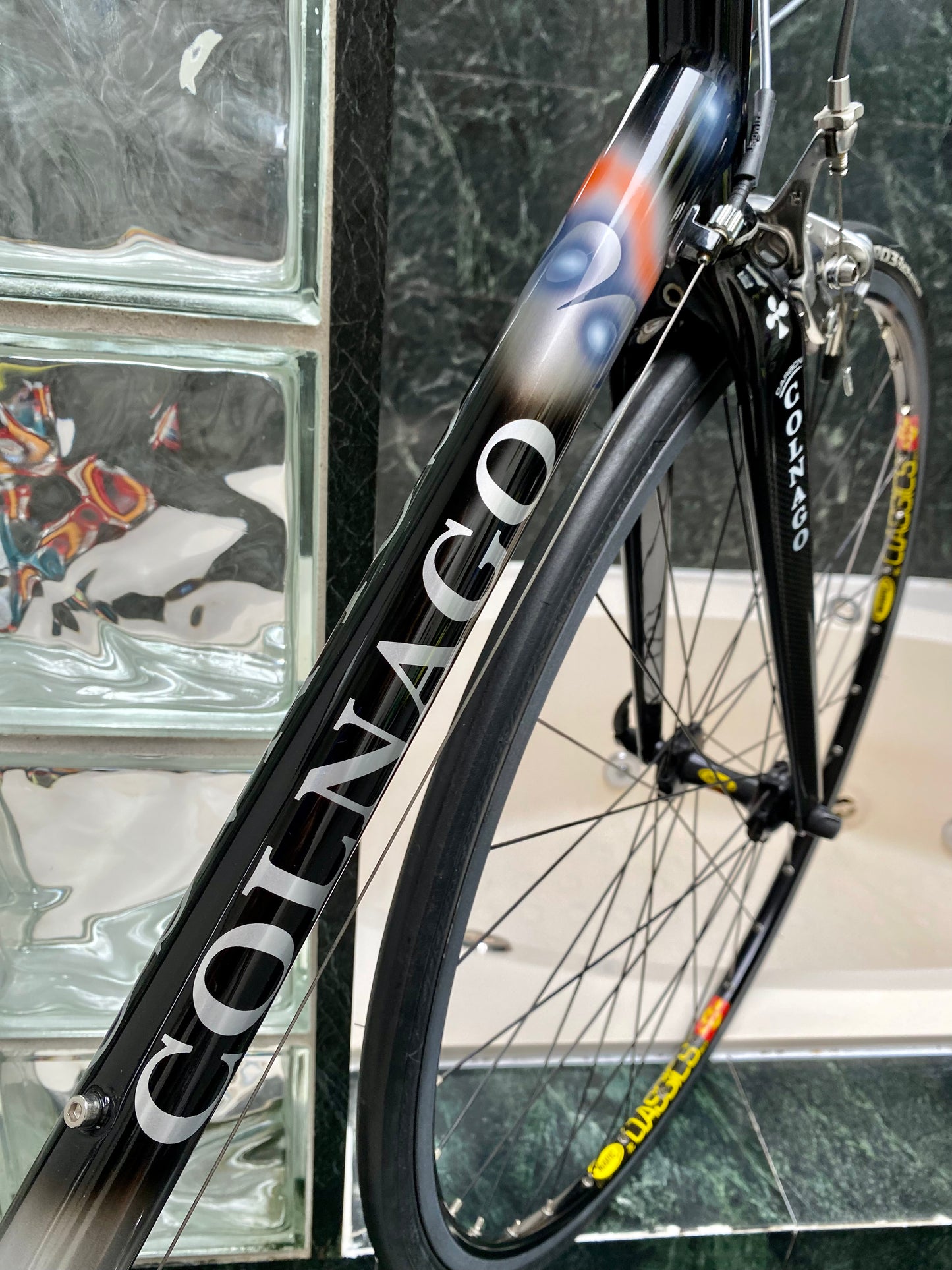 (SIZE 55cm) EARLY-2000's COLNAGO CT1 LUX TITANIO ROAD BIKE - DURA ACE - NOS