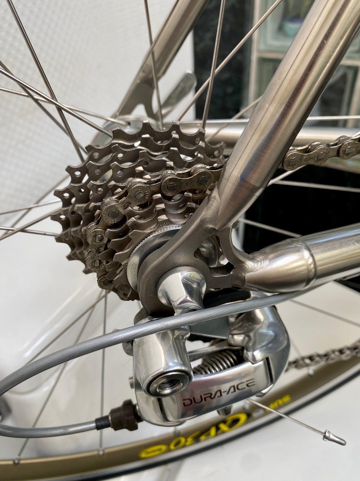 (SIZE 55cm) LATE-1990's LITESPEED VORTEX TITANIUM ROAD BIKE - SHIMANO DURA ACE - LIKE NEW