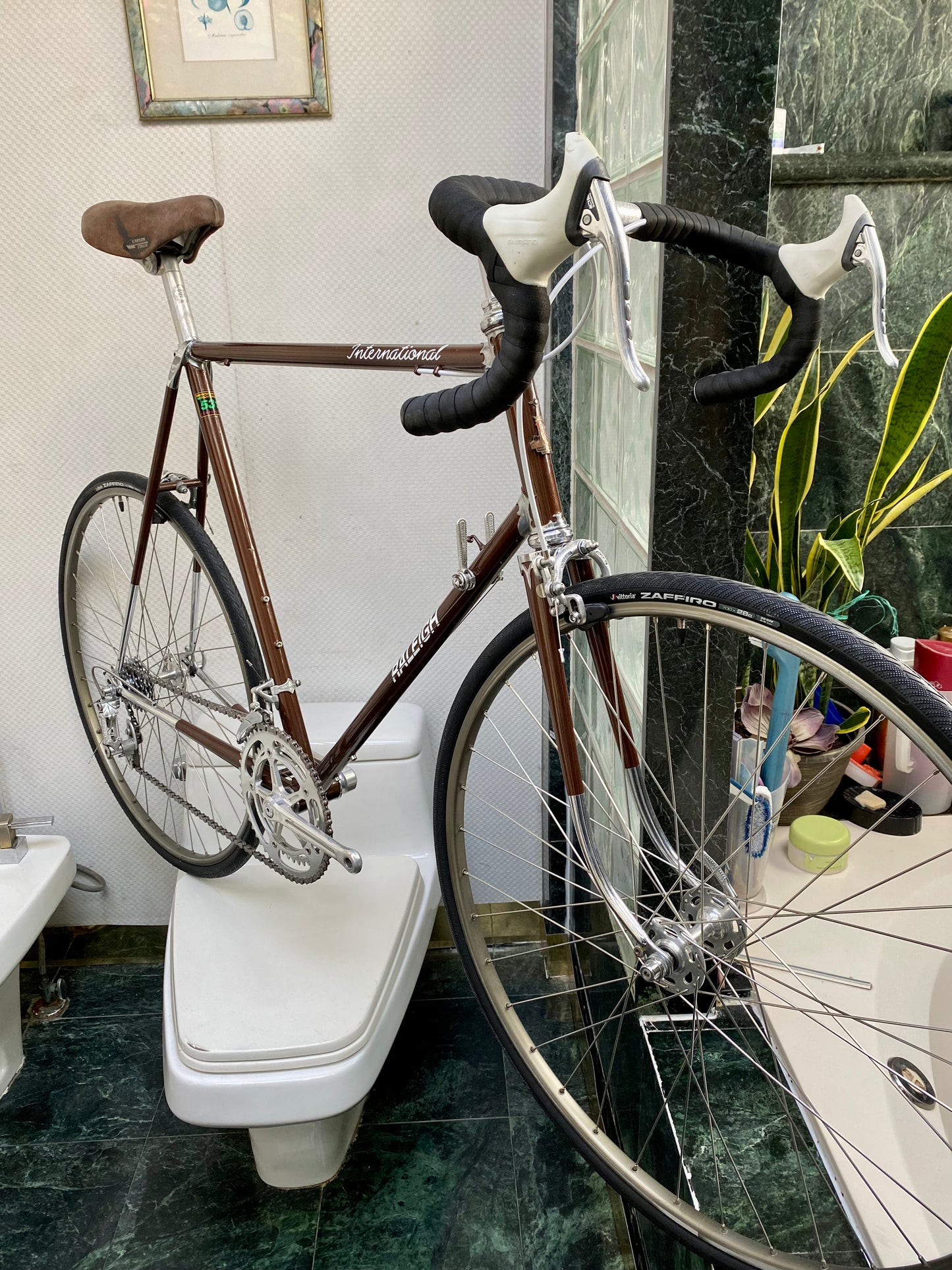 (SIZE 60cm) 1970's RALEIGH INTERNATIONAL ROAD BIKE - REYNOLDS 531 - CAMPAGNOLO