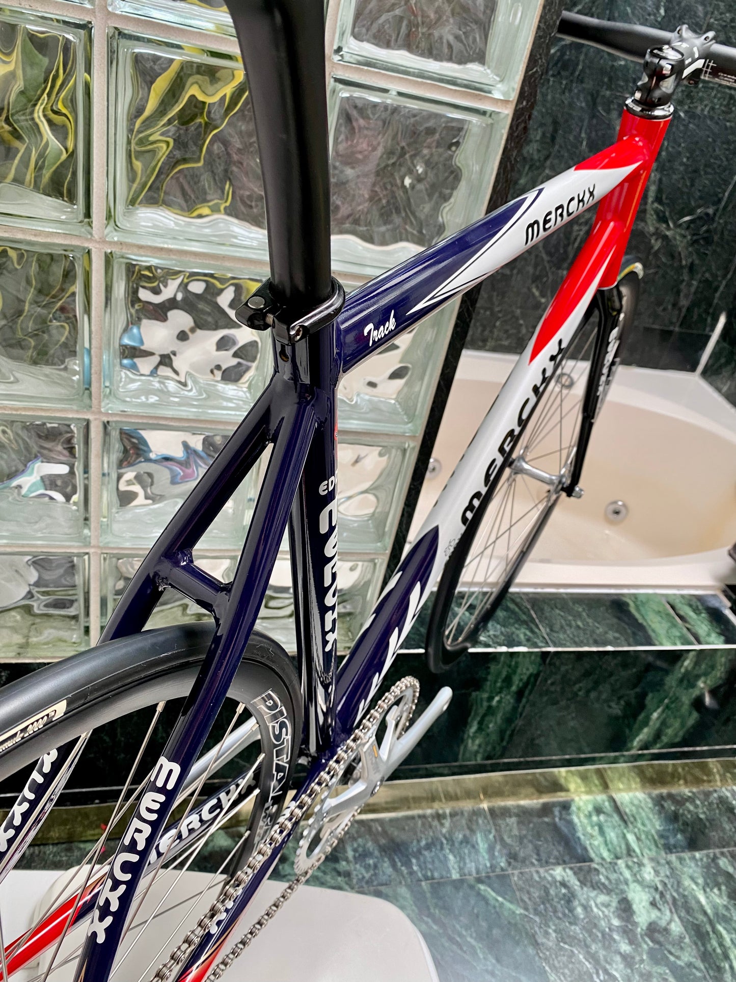 (SIZE 55cm) 2008 EDDY MERCKX PISTA TRACK BIKE - LIKE NEW / SPOTLESS