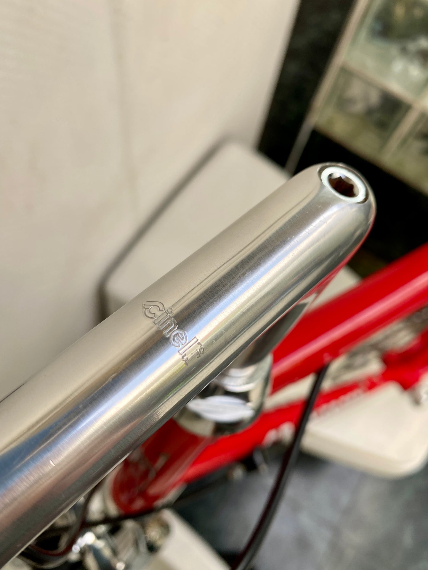 (SIZE 57cm) STUNNING EARLY-1990's CUSTOM CRAMEROTTI ROAD BIKE - CAMPAGNOLO