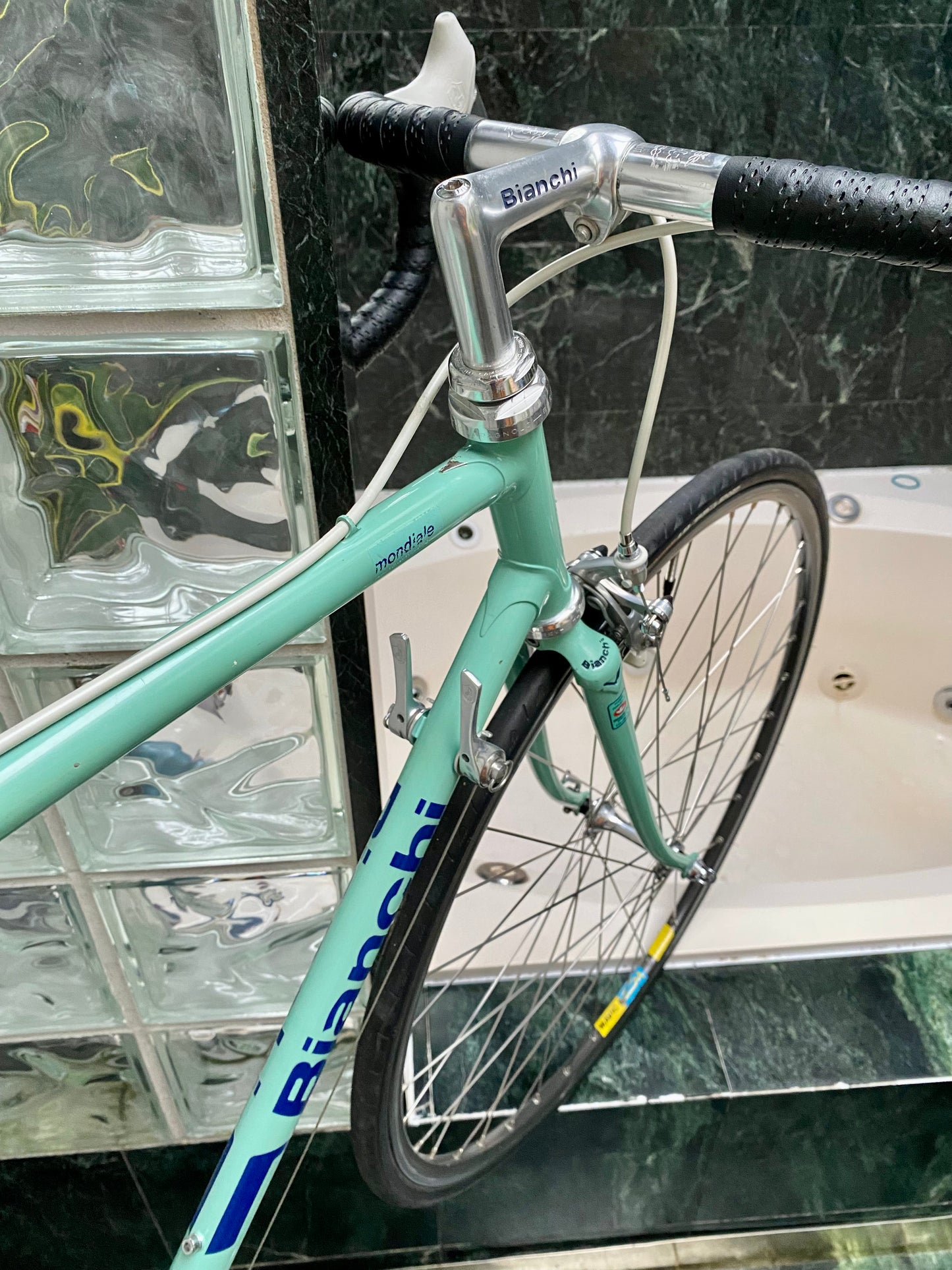 (SIZE 54cm) 1980's BIANCHI MONDIALE ROAD BIKE - CAMPAGNOLO CHORUS