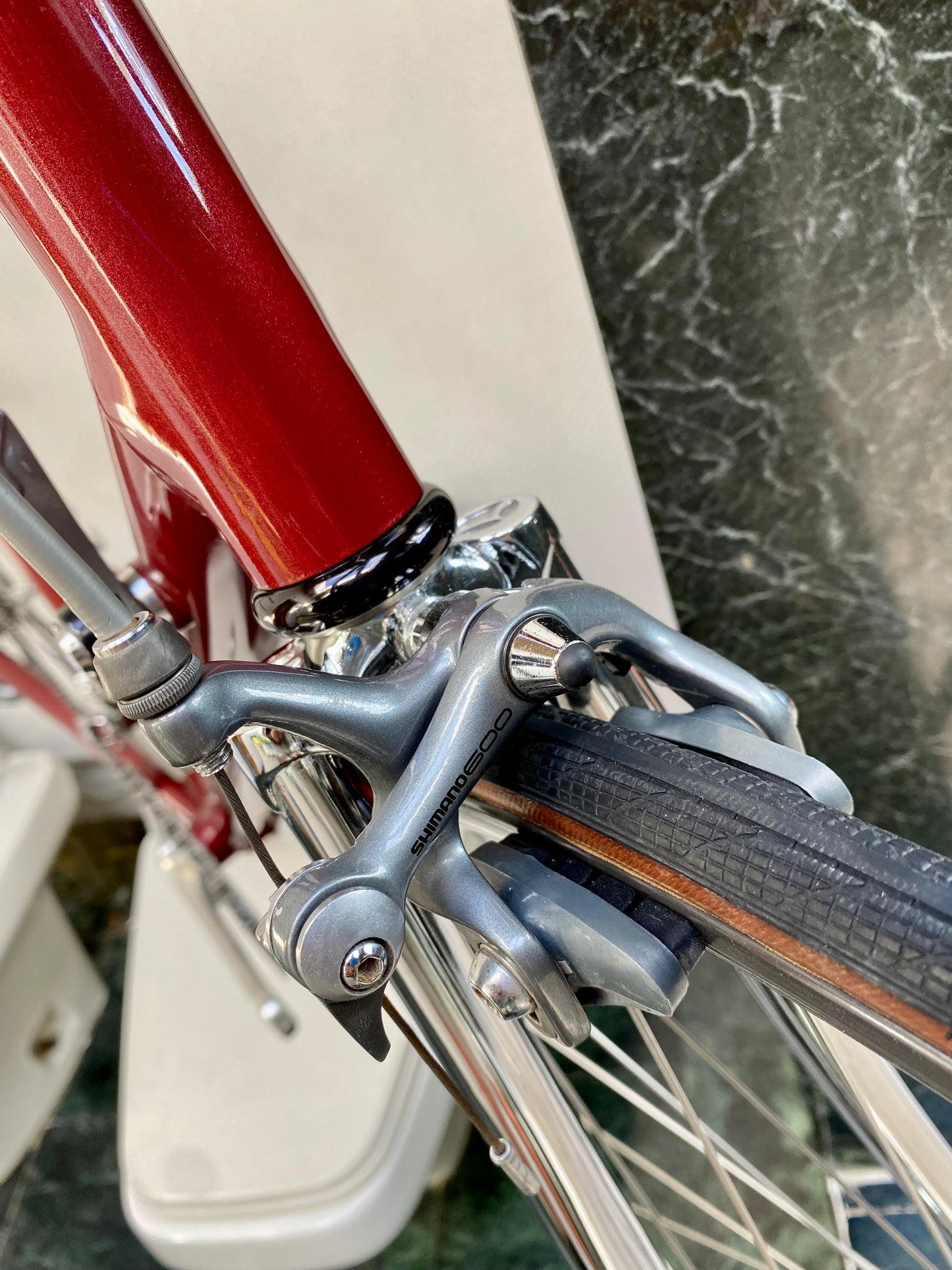 (SIZE 56cm) 1980's KLEIN QUANTUM ROAD BIKE - SHIMANO 600 - SPOTLESS - RARE