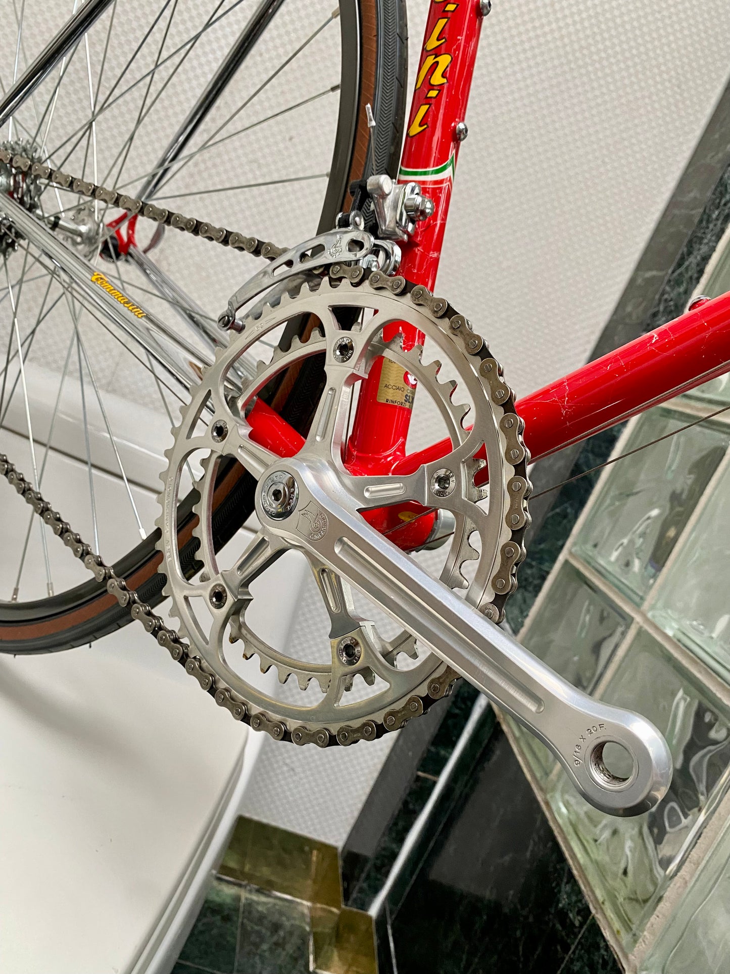 (SIZE 53cm) 1980's TOMMASINI SUPER PRESTIGE ROAD BIKE - CAMPAGNOLO SUPER RECORD - COLUMBUS SLX