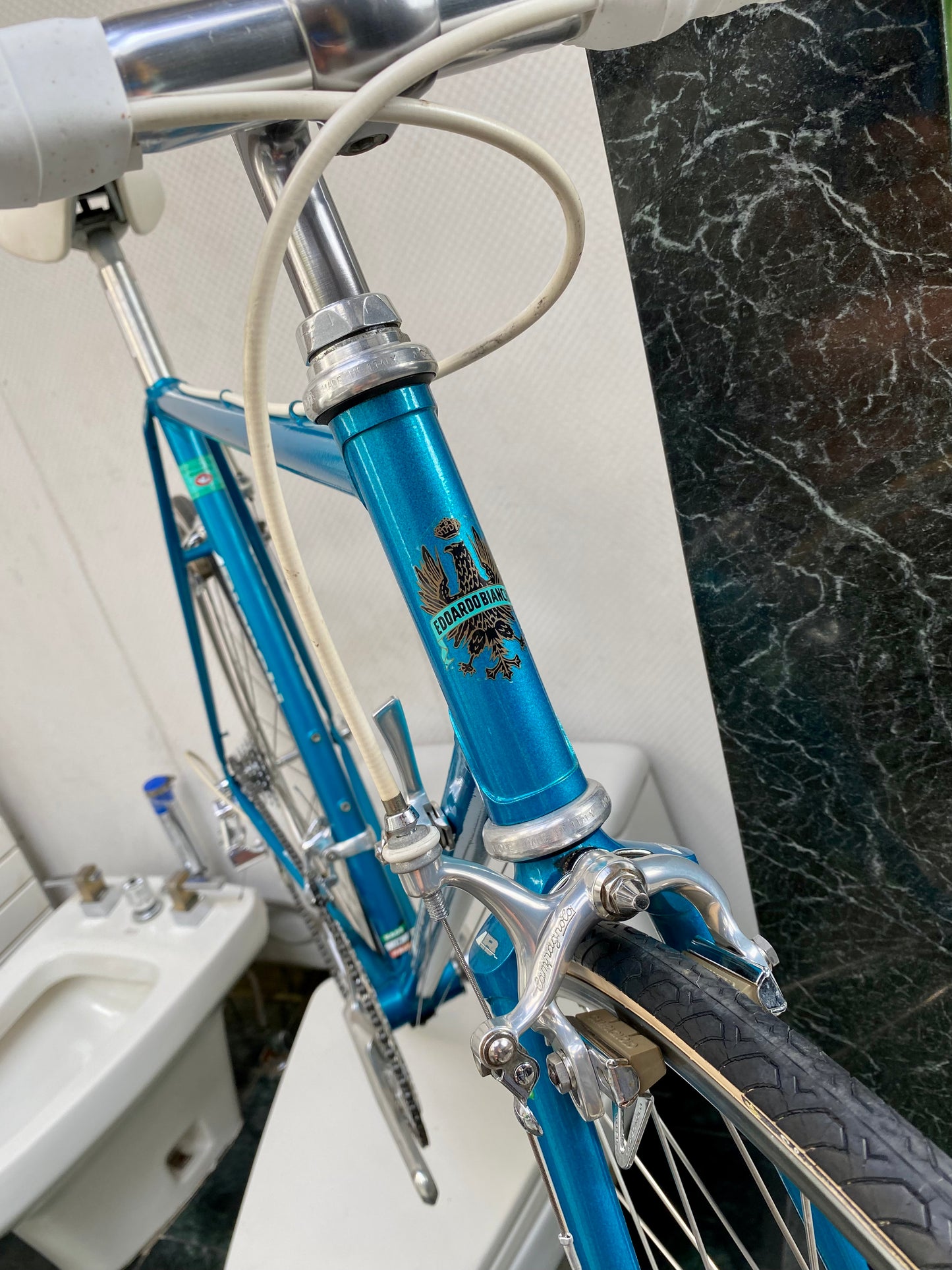 (SIZE 54cm) 1980's BIANCHI ROAD BIKE - CAMPAGNOLO