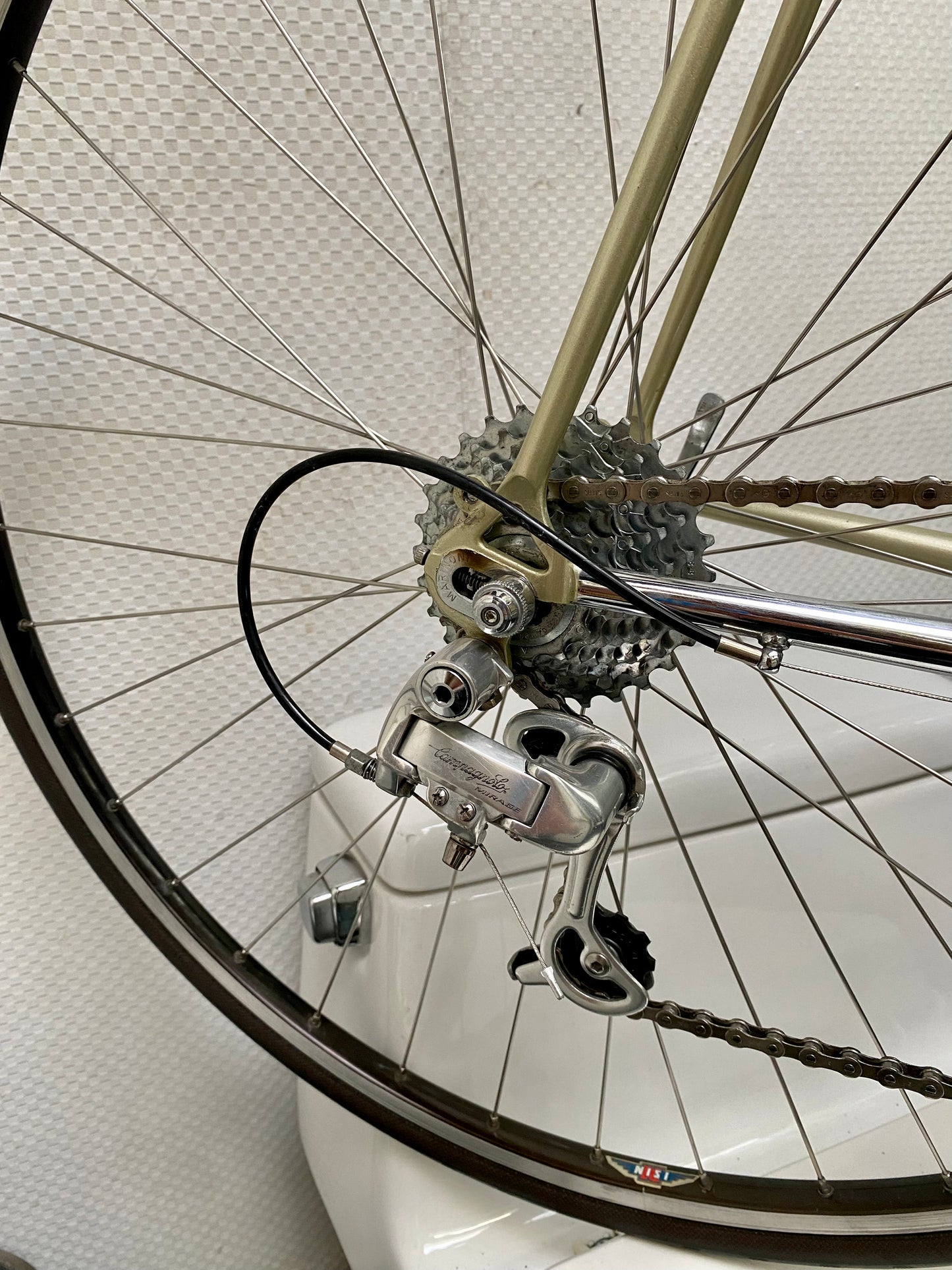 (SIZE 60cm) EARLY-1990's MARINONI ROAD BIKE - COLUMBUS SP - CAMPAGNOLO