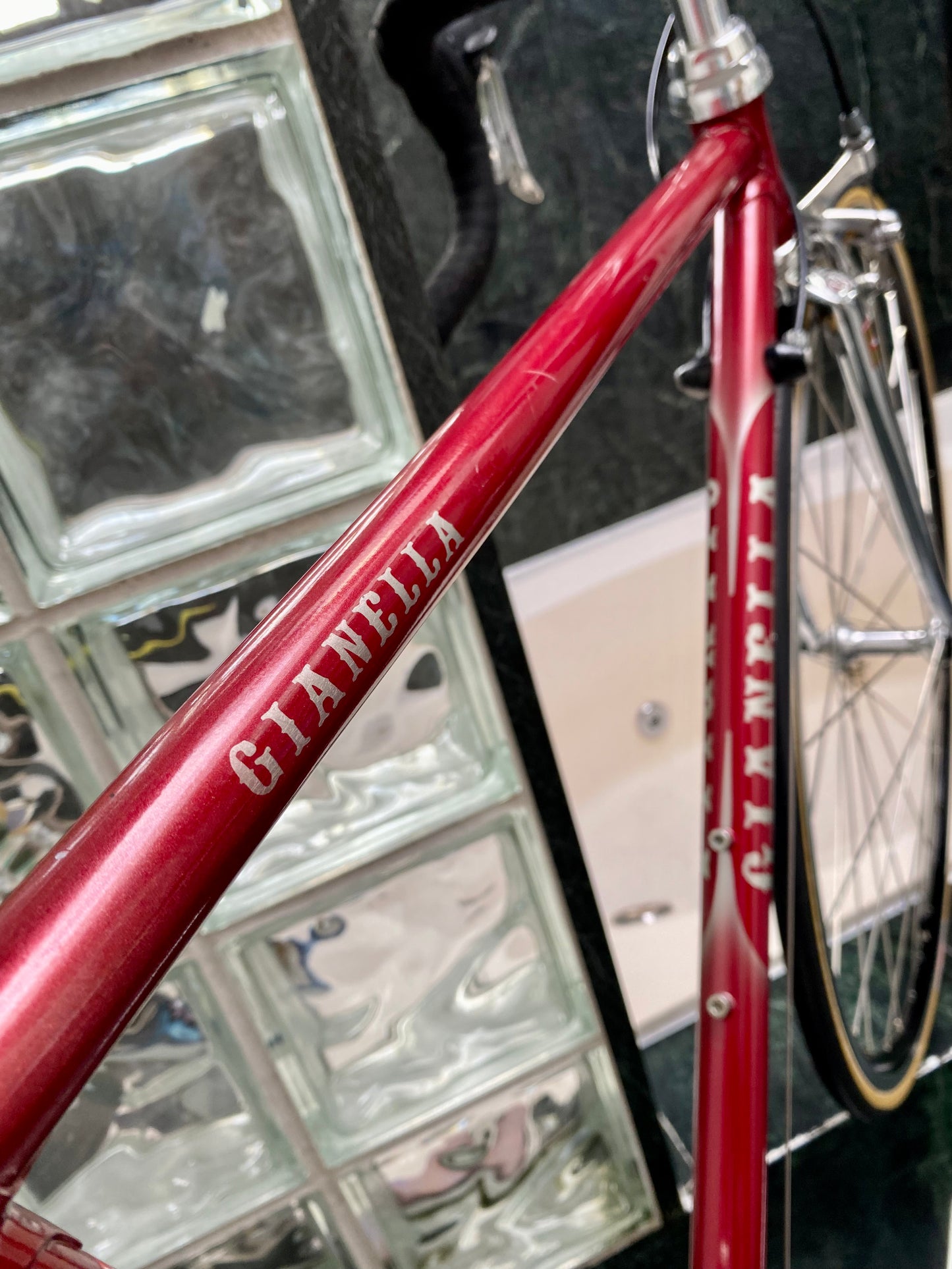 (SIZE "43cm") 1999 GIANELLA STEEL ROAD BIKE - CUSTOM BUILT - COLUMBUS SLX - CAMPY