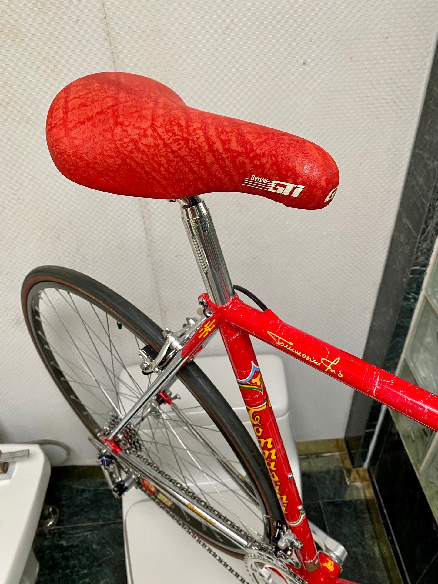 (SIZE 53cm) 1980's TOMMASINI SUPER PRESTIGE ROAD BIKE - CAMPAGNOLO SUPER RECORD - COLUMBUS SLX