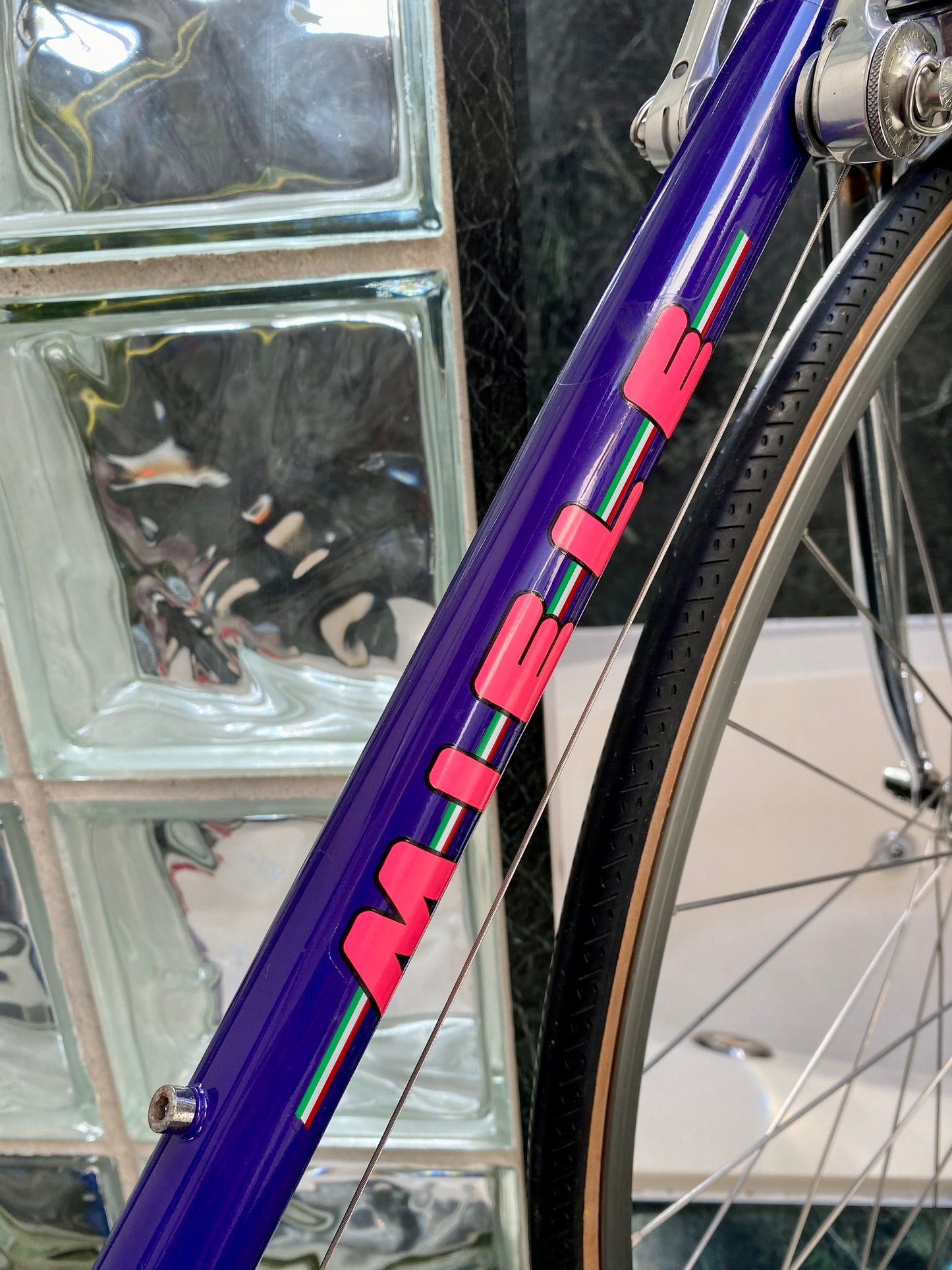 (SIZE 59cm) 1980's MIELE LATINA ROAD BIKE - CAMPAGNOLO ATHENA