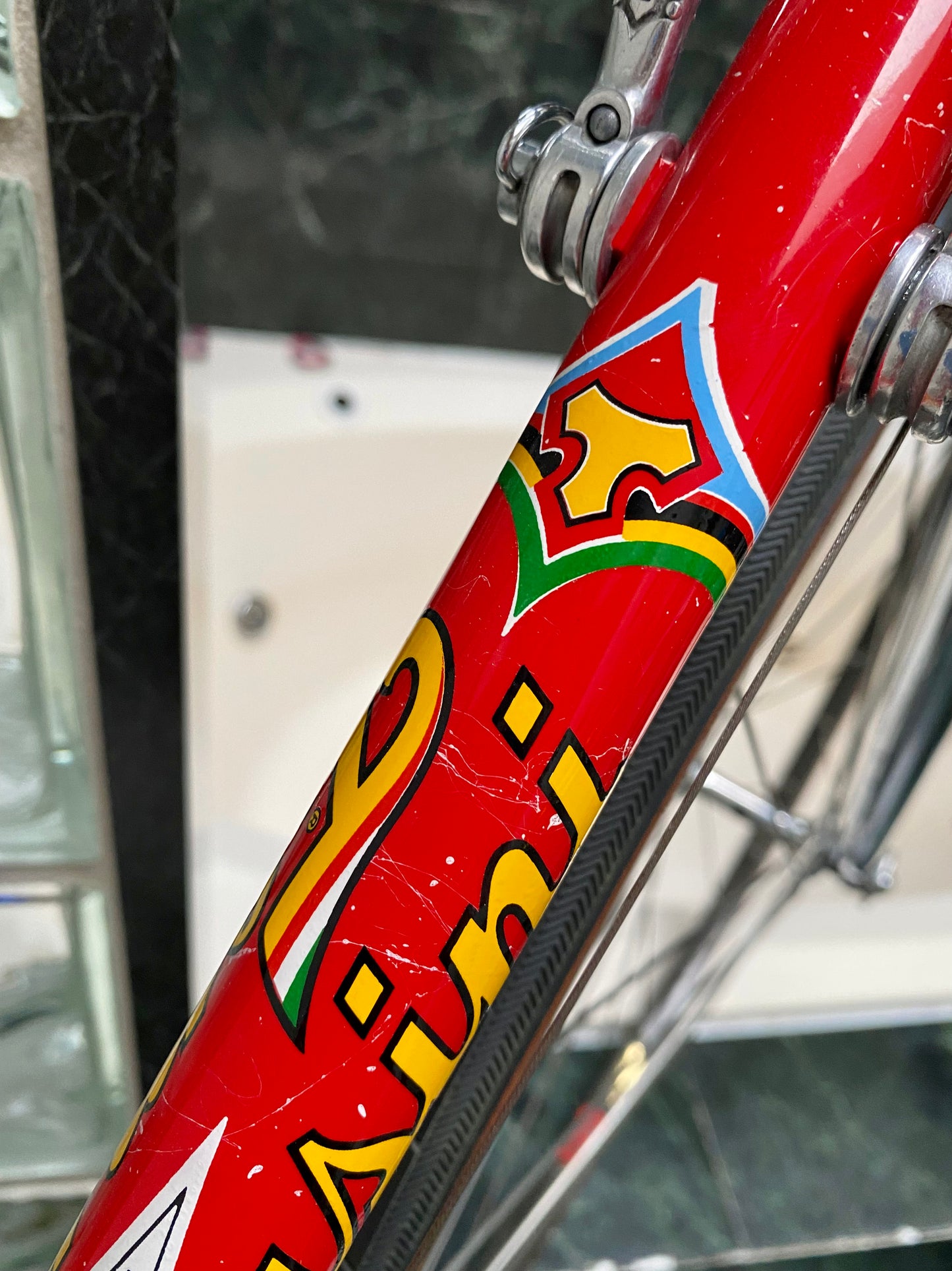 (SIZE 53cm) 1980's TOMMASINI SUPER PRESTIGE ROAD BIKE - CAMPAGNOLO SUPER RECORD - COLUMBUS SLX