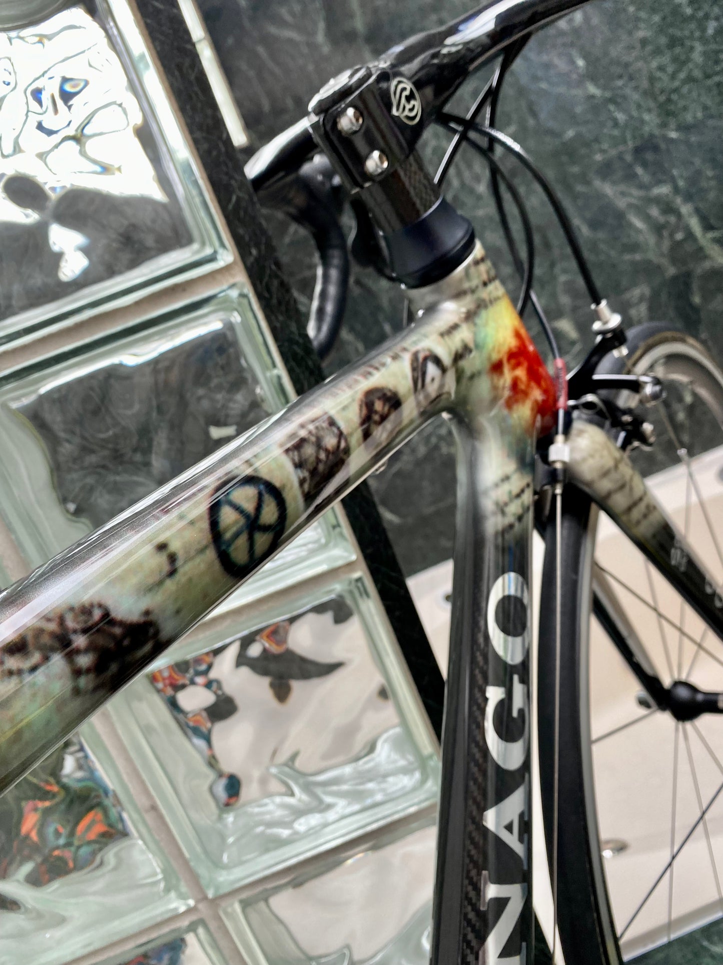 (SIZE 53cm) 2004 COLNAGO PRESIDENT LEONARDO DA VINCI ROAD BIKE - CAMPAGNOLO RECORD