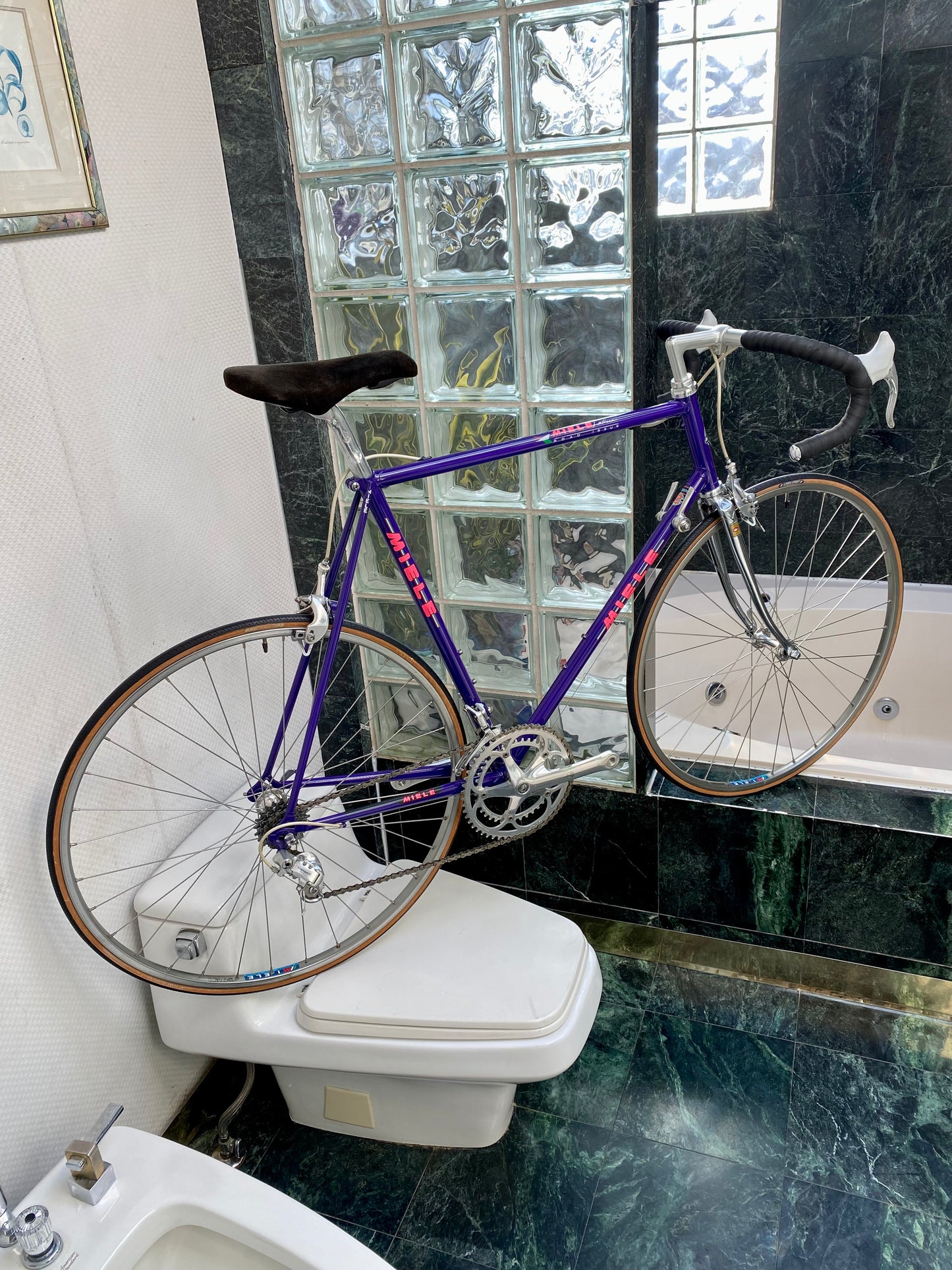 (SIZE 59cm) 1980's MIELE LATINA ROAD BIKE - CAMPAGNOLO ATHENA