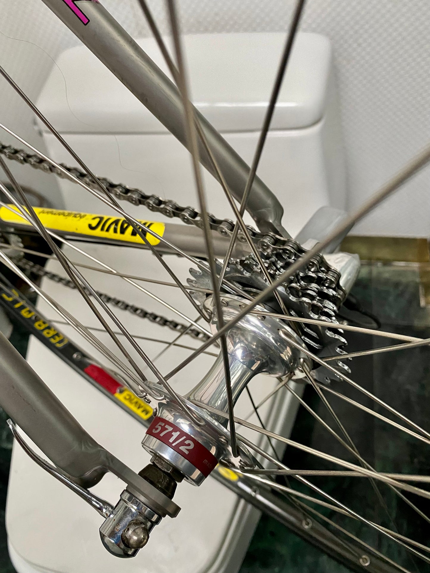 (SIZE 51cm) 1992 DEAN TITANIUM ROAD BIKE - CUSTOM BUILD - MAVIC ZAP ELECTRONIC GROUPSET