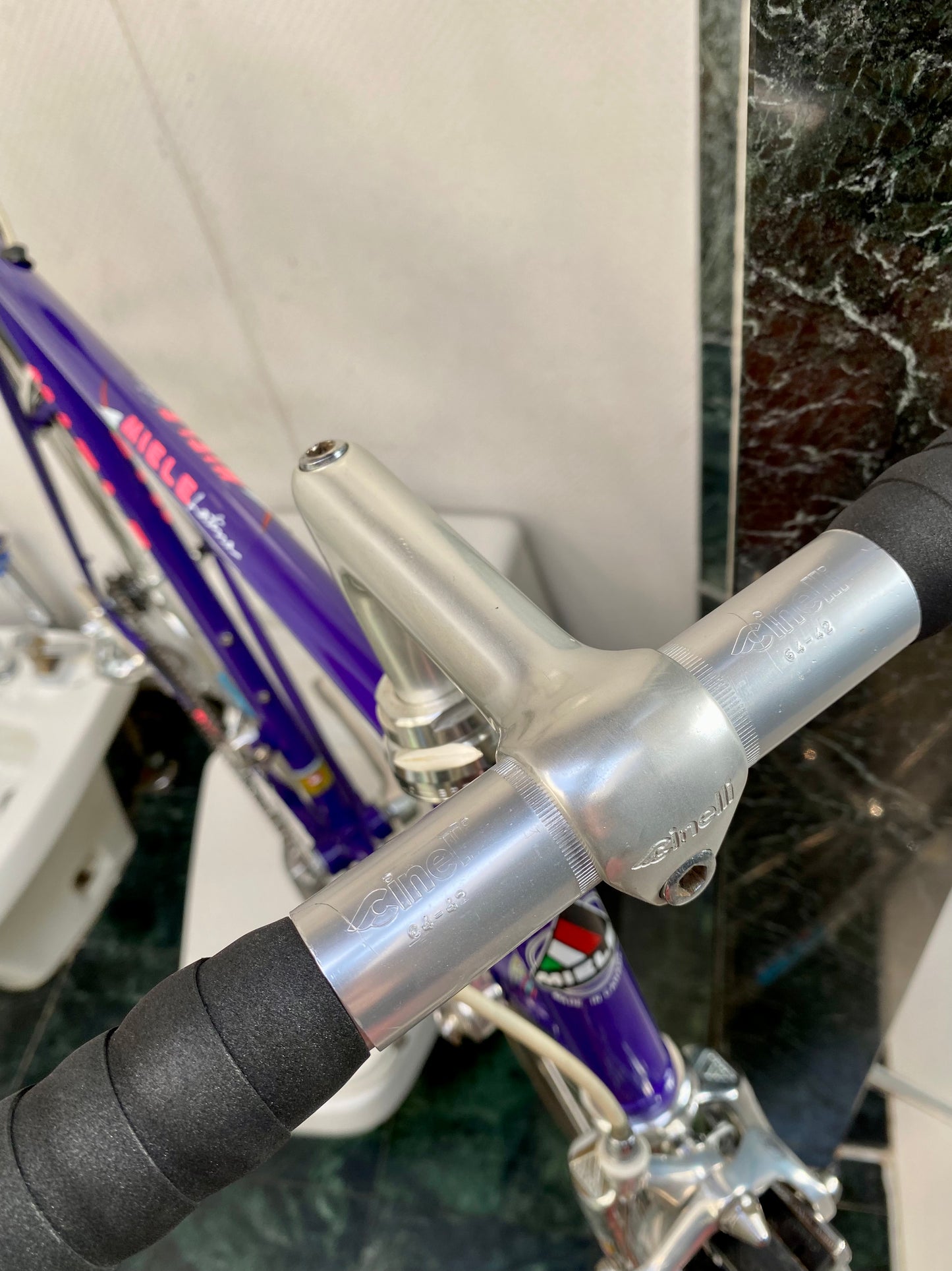 (SIZE 59cm) 1980's MIELE LATINA ROAD BIKE - CAMPAGNOLO ATHENA