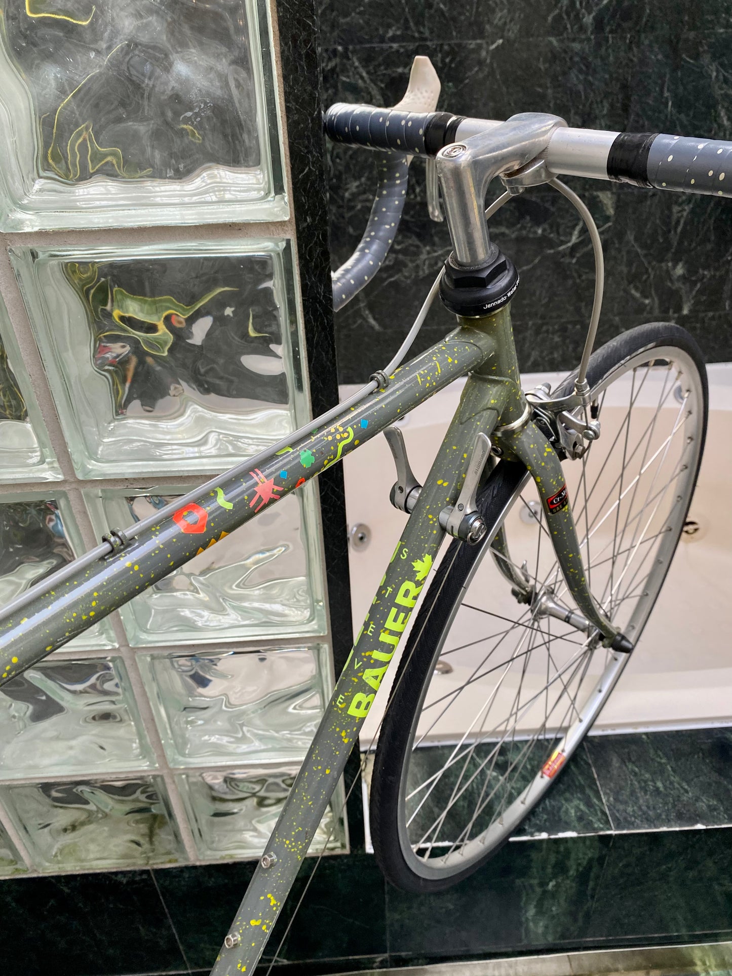 (SIZE 53cm) 1980's STEVE BAUER SIROCCO ROAD BIKE - FUN PAINT!