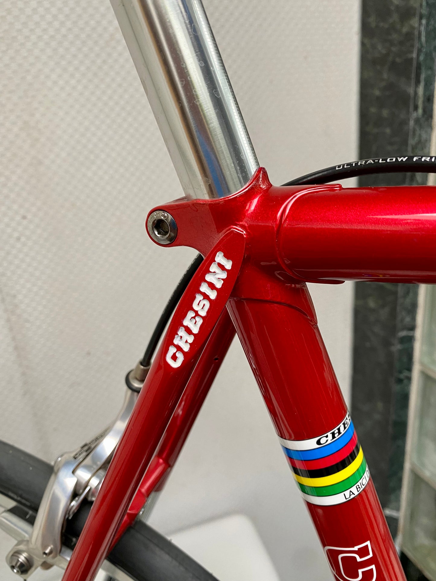 (SIZE 56cm) CHESINI X-UNO STEEL ROAD BIKE - COLUMBUS STEEL / CAMPY ATHENA 11