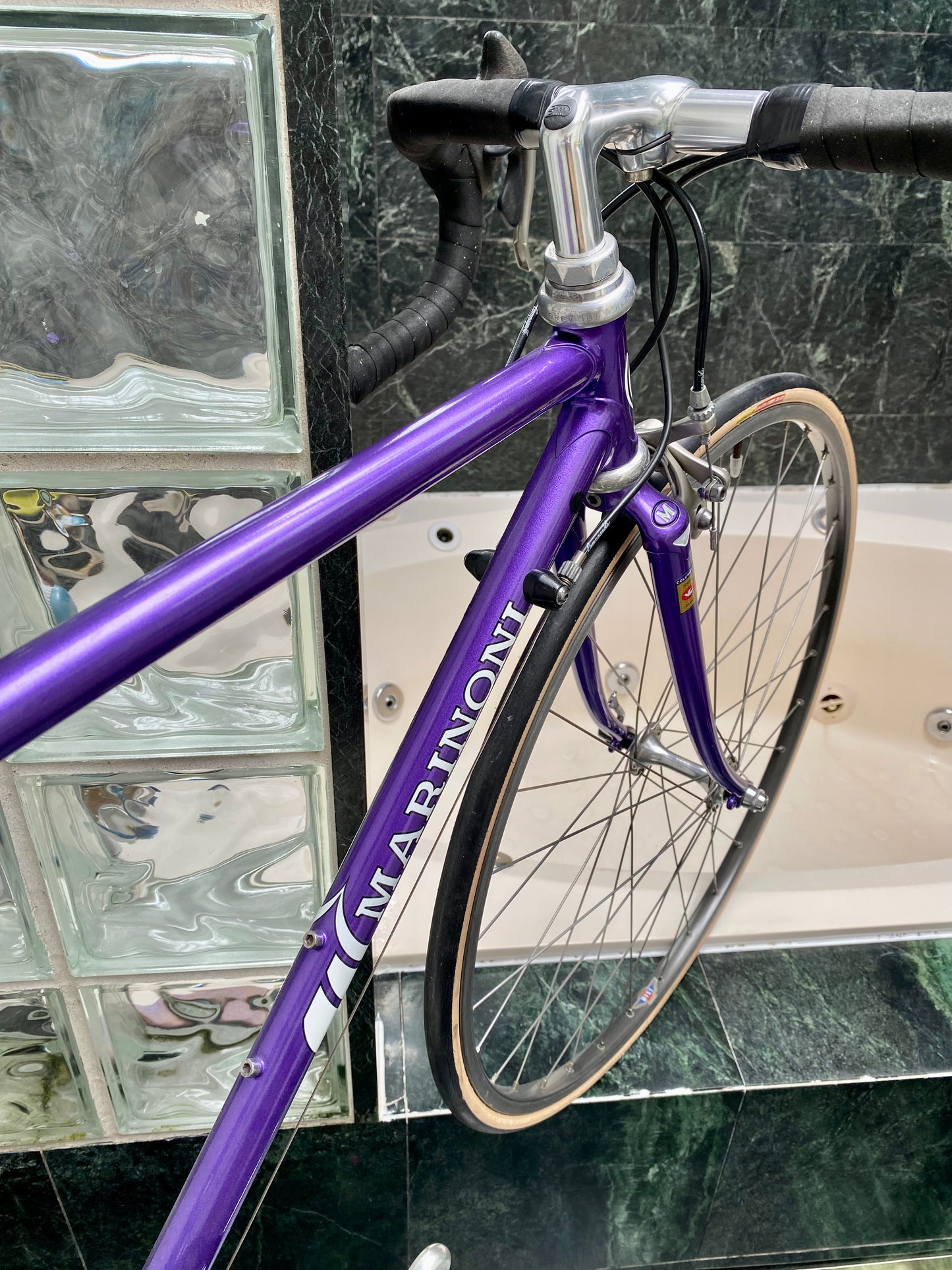 (SIZE 46cm) EARLY-1990's MARINONI SPECIAL ROAD BIKE - CUSTOM BUILT - CAMPAGNOLO - LIKE NEW