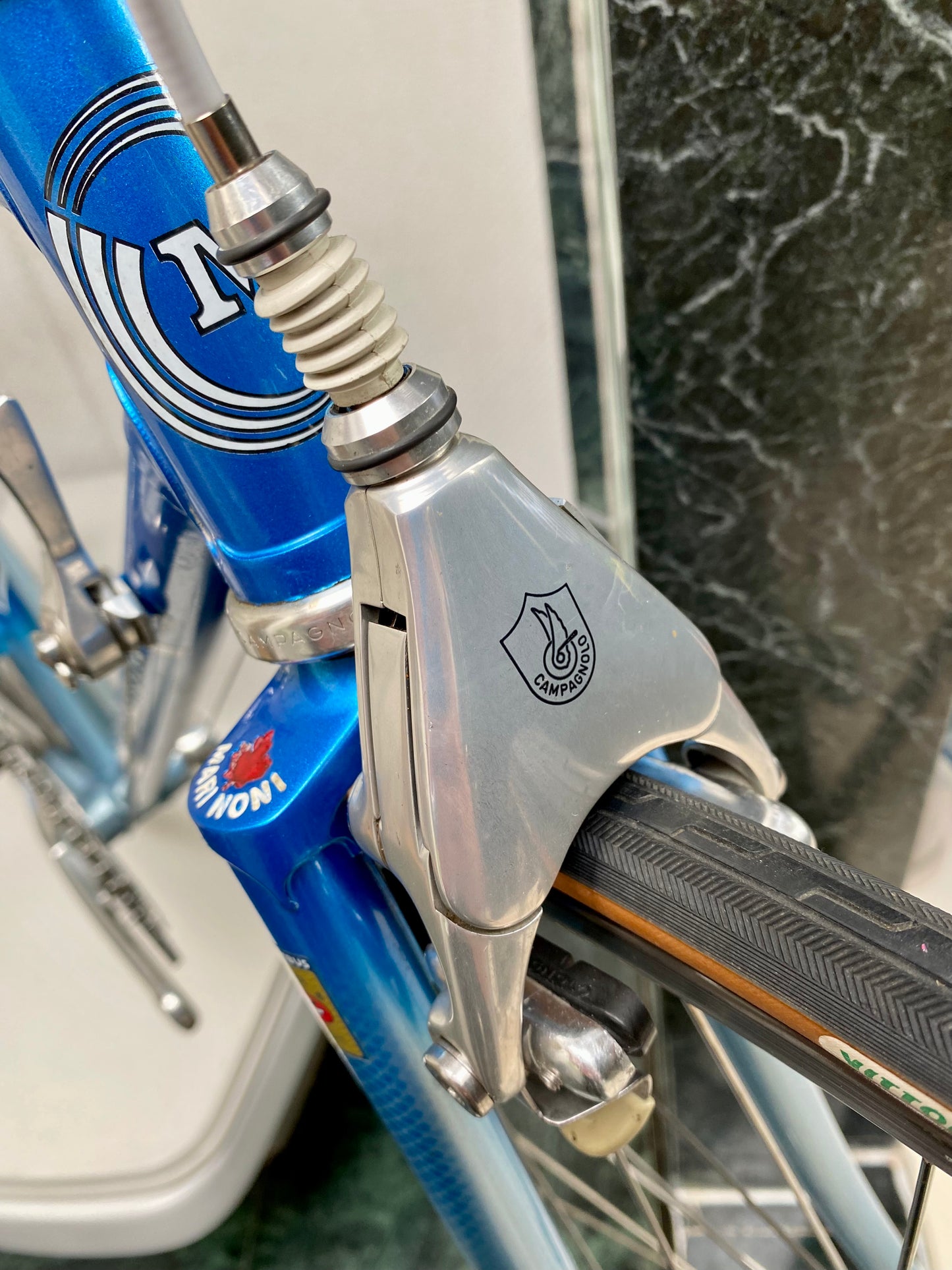 (SIZE 51cm) 1980's MARINONI SPECIAL ROAD BIKE - CAMPAGNOLO C-RECORD DELTA GROUPSET