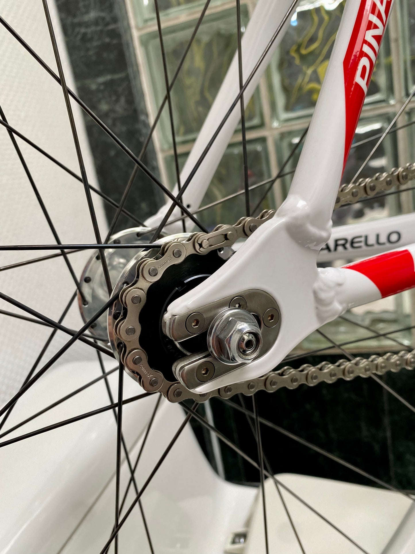 (SIZE (X)XS / "42.5") PINARELLO PISTA TRACK BIKE - FULL CUSTOM BUILD - DURA ACE - NEW