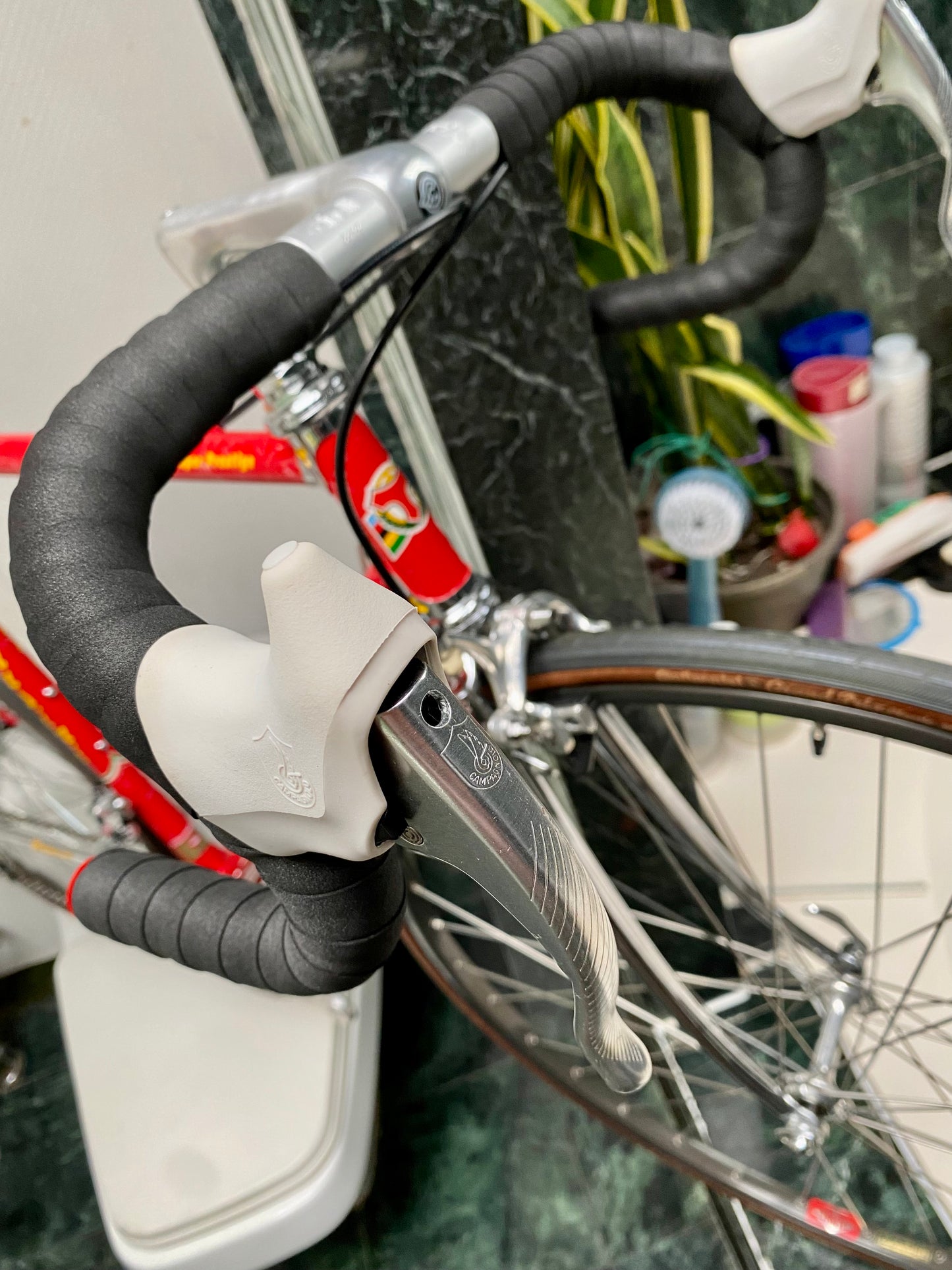 (SIZE 53cm) 1980's TOMMASINI SUPER PRESTIGE ROAD BIKE - CAMPAGNOLO SUPER RECORD - COLUMBUS SLX