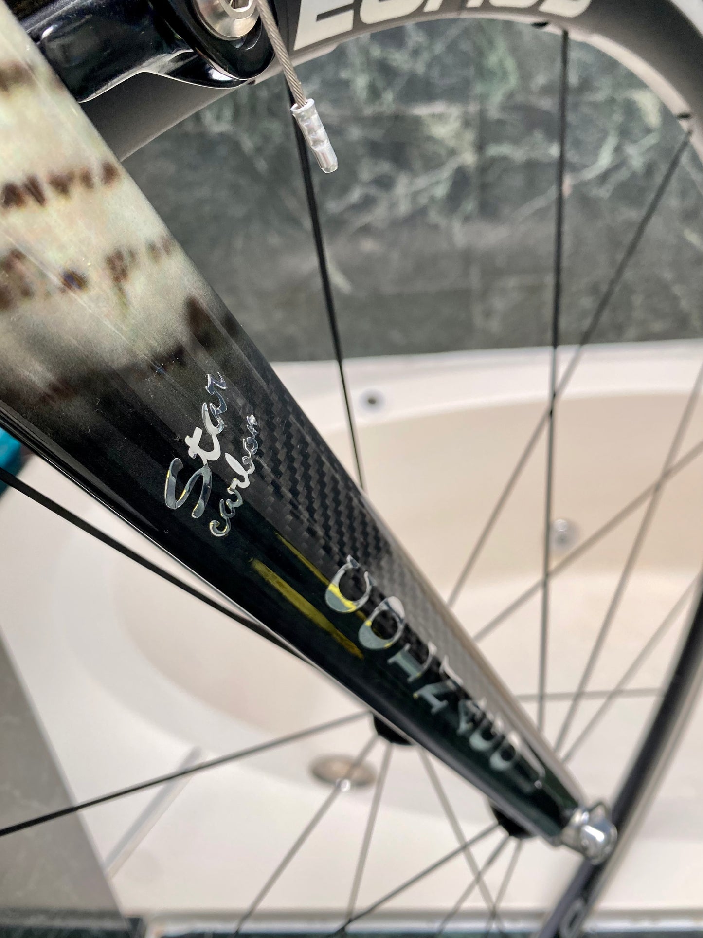 (SIZE 53cm) 2004 COLNAGO PRESIDENT LEONARDO DA VINCI ROAD BIKE - CAMPAGNOLO RECORD