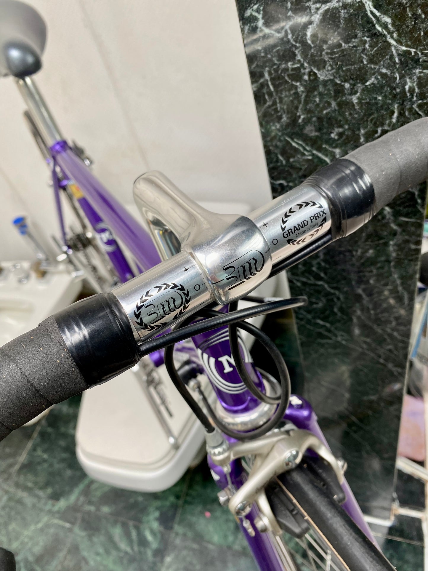 (SIZE 46cm) EARLY-1990's MARINONI SPECIAL ROAD BIKE - CUSTOM BUILT - CAMPAGNOLO - LIKE NEW