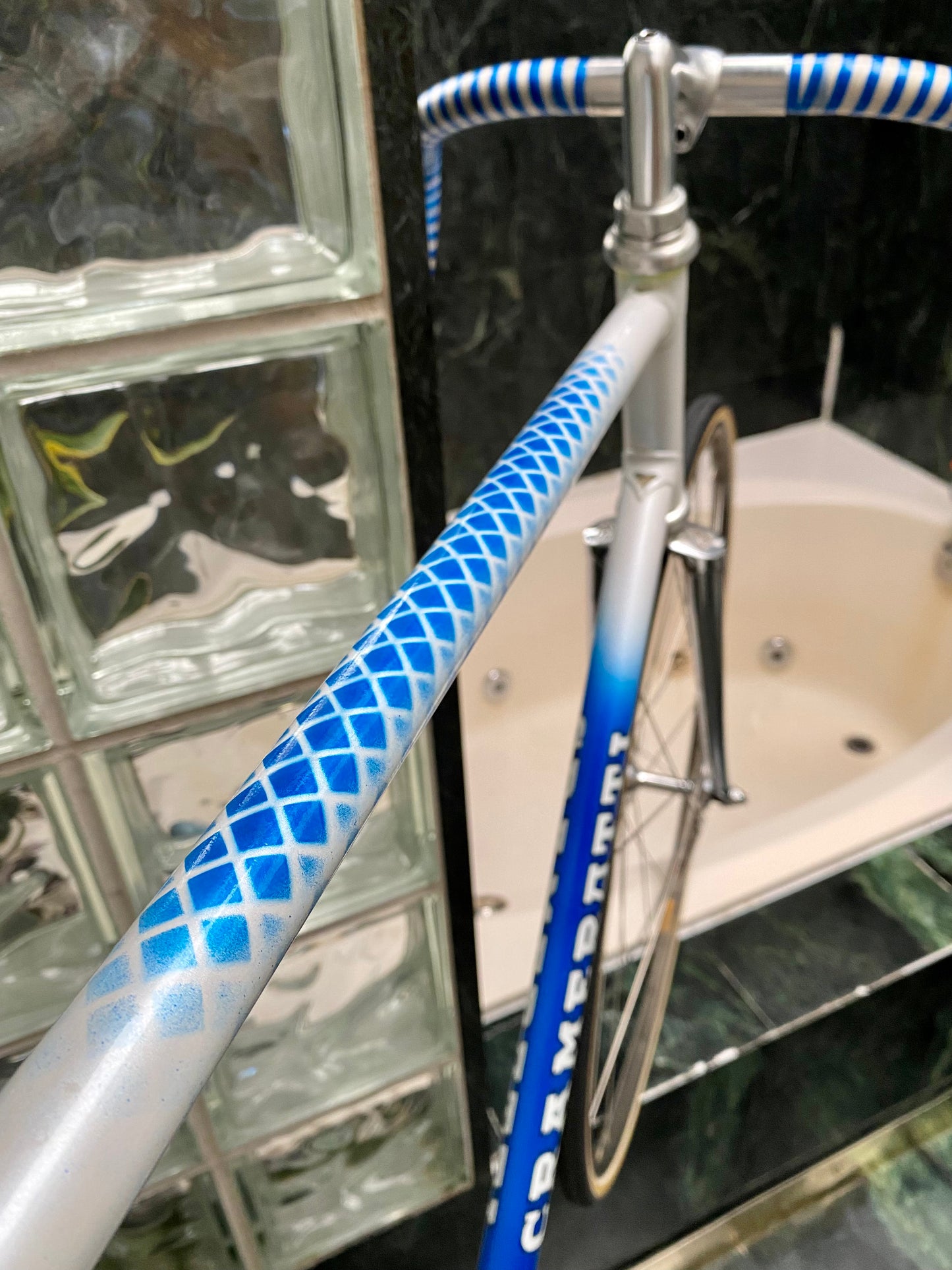 (SIZE 56cm) 1980's CRAMEROTTI PISTA TRACK BIKE - CINELLI