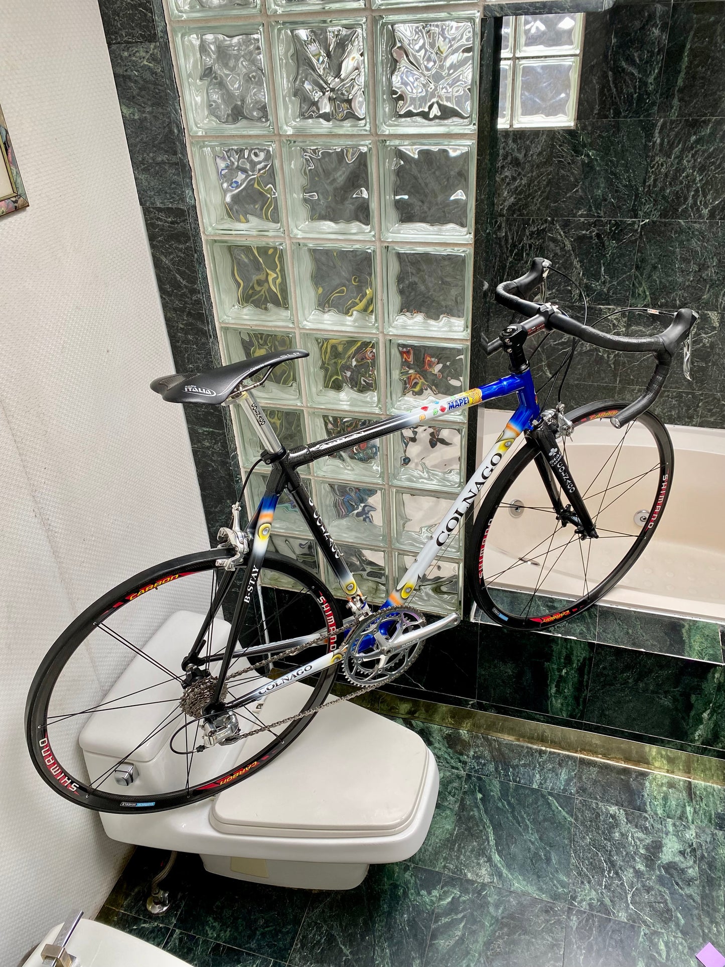 (SIZE 55cm) EARLY-2000's COLNAGO C40 MAPEI - DURA ACE 25th ANNIVERSARY- NEW OLD STOCK