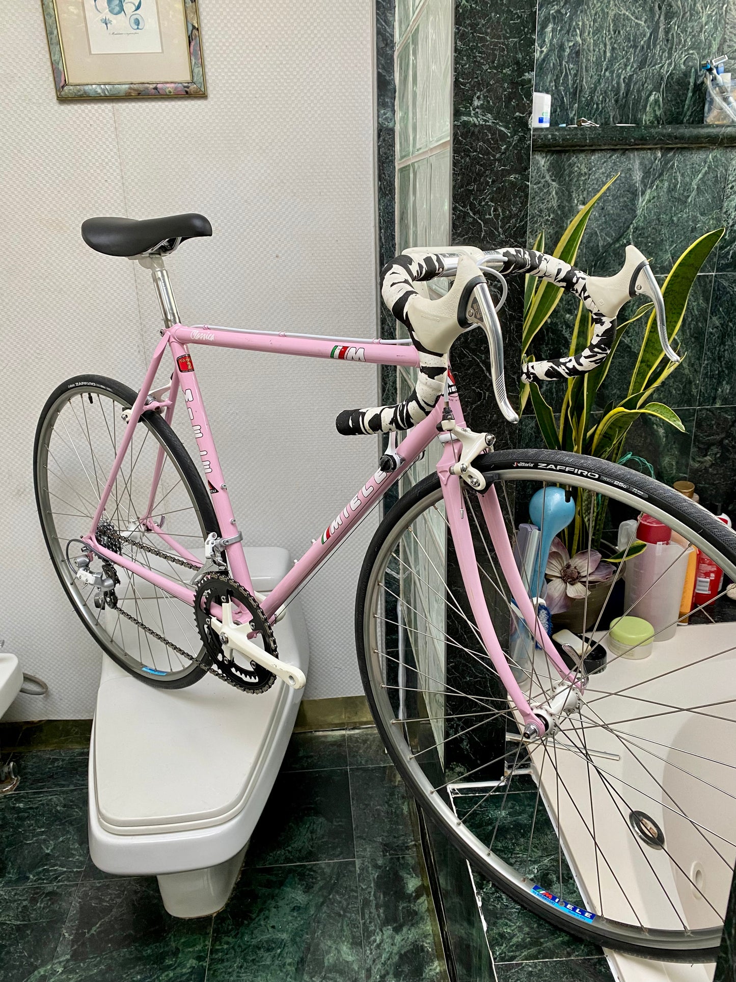 (SIZE 53cm) 1980's MIELE "CLASSICA" ROAD BIKE - PINK