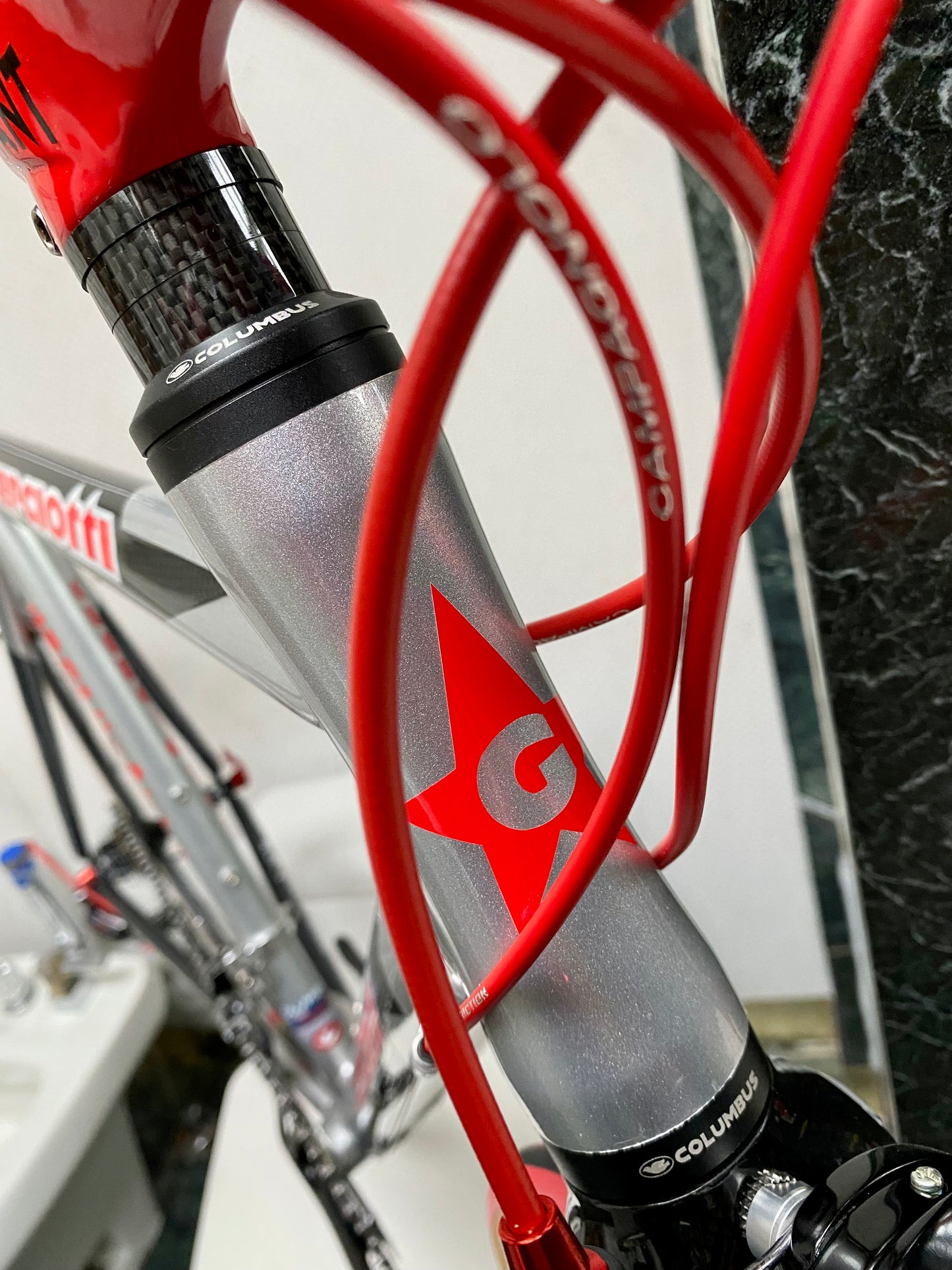 (SIZE 55cm) GUERCIOTTI G35 ROAD BIKE - CAMPAGNOLO CENTAUR - COLUMBUS STARSHIP