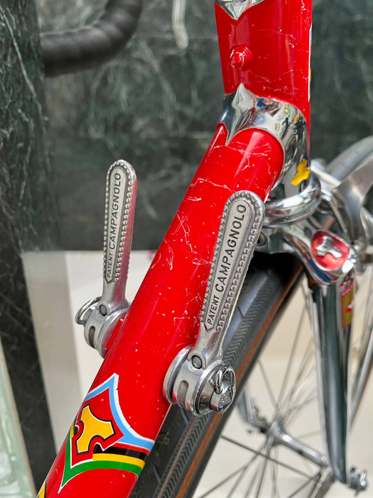 (SIZE 53cm) 1980's TOMMASINI SUPER PRESTIGE ROAD BIKE - CAMPAGNOLO SUPER RECORD - COLUMBUS SLX