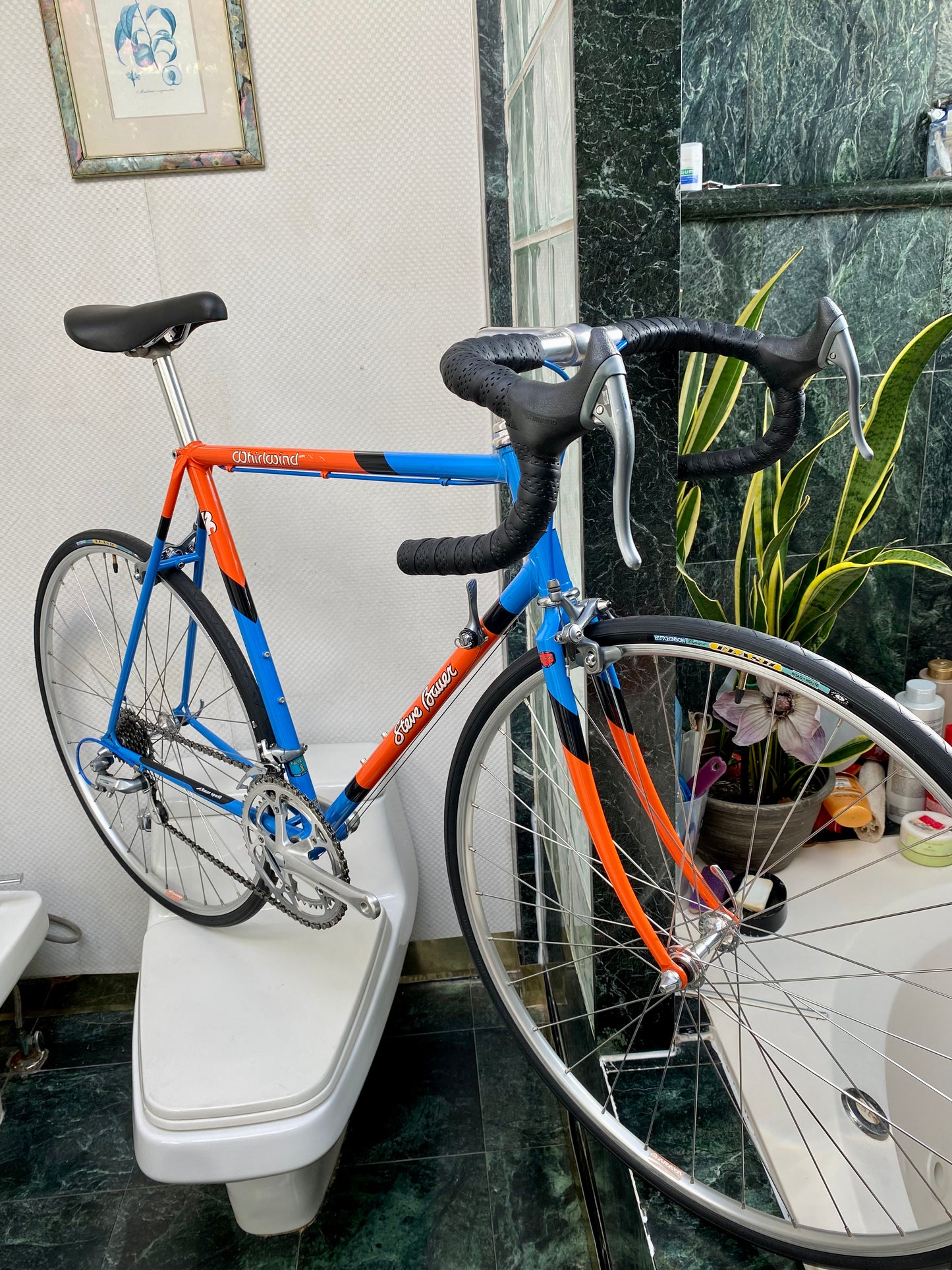 (SIZE 55cm) 1980's STEVE BAUER WHIRLWIND ROAD BIKE - SHIMANO 600