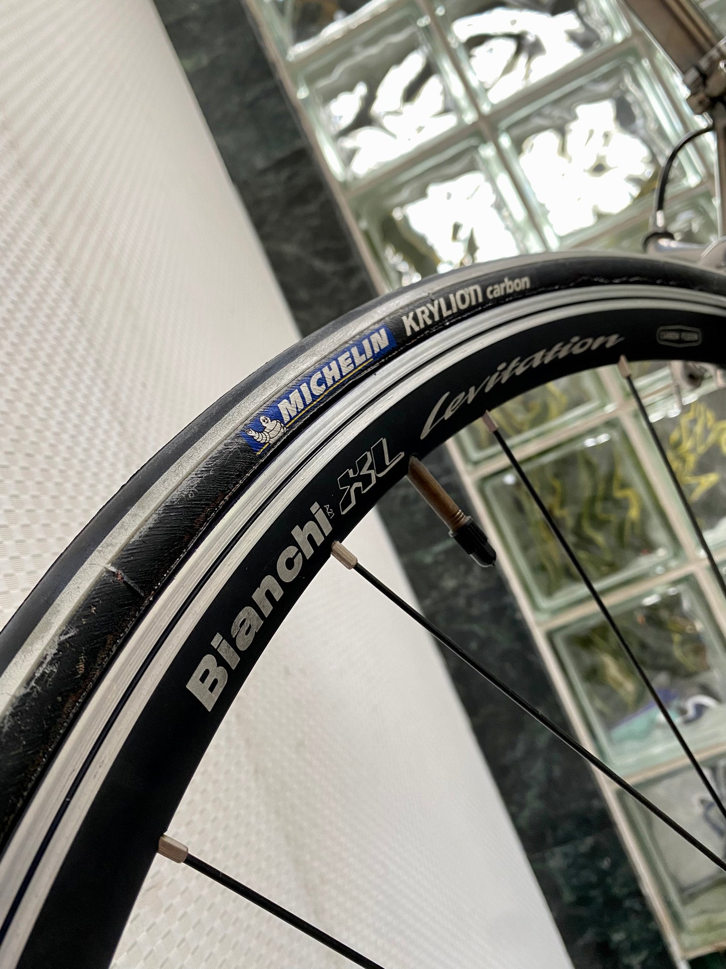 (SIZE 54cm) 2004 BIANCHI "XL EXTRALITE" TITANIUM ROAD BIKE - CAMPAGNOLO RECORD - SPOTLESS