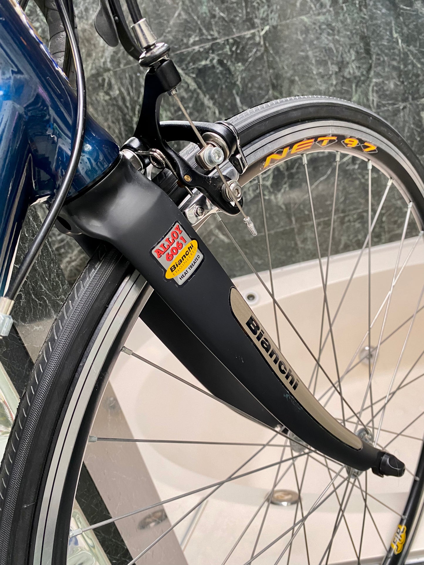 (SIZE 51cm) NOS / BRAND NEW CLASSIC BIANCHI ROAD BIKE - CAMPAGNOLO